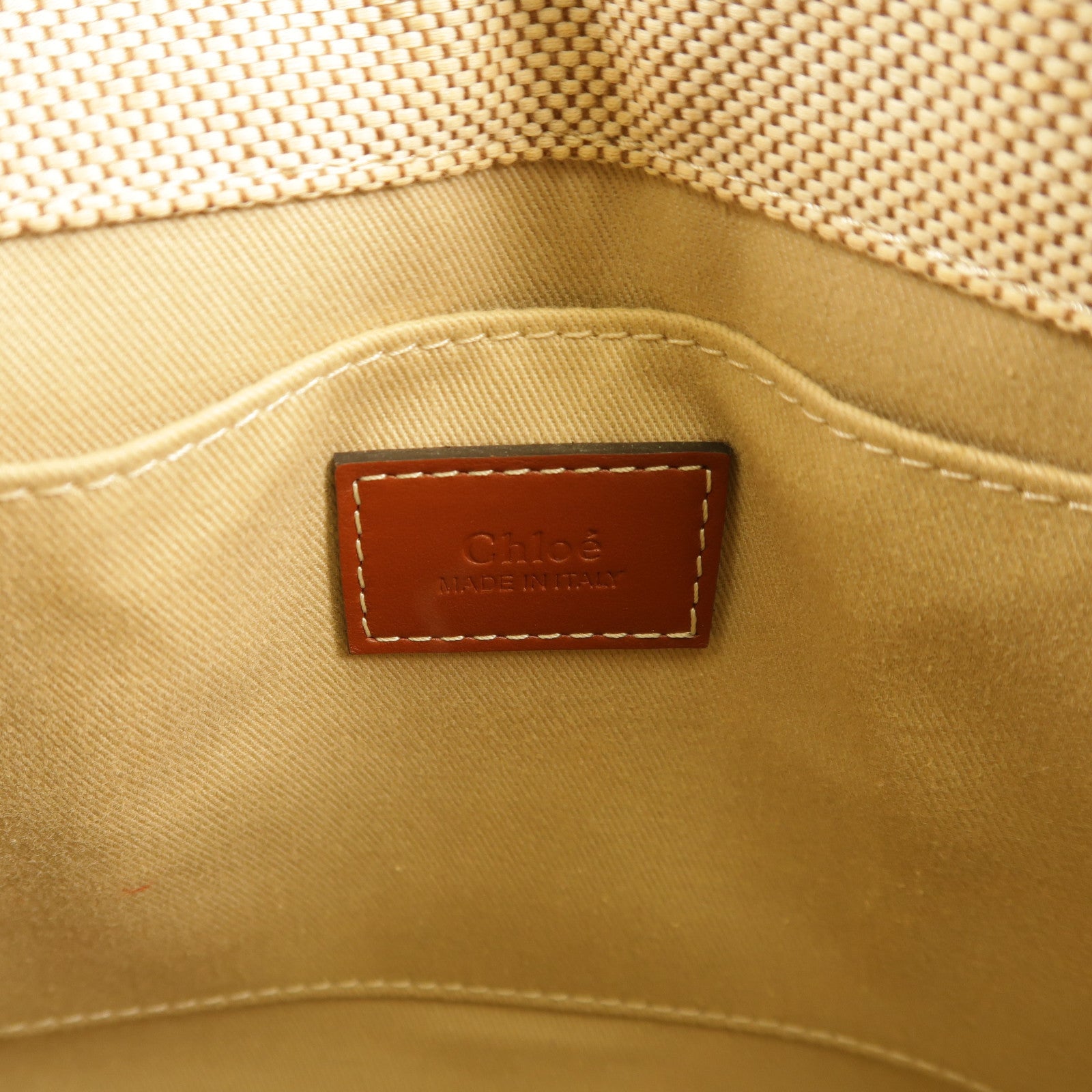 Chloe 【激減優惠】帆布Woody Tote Bag Small手挽袋