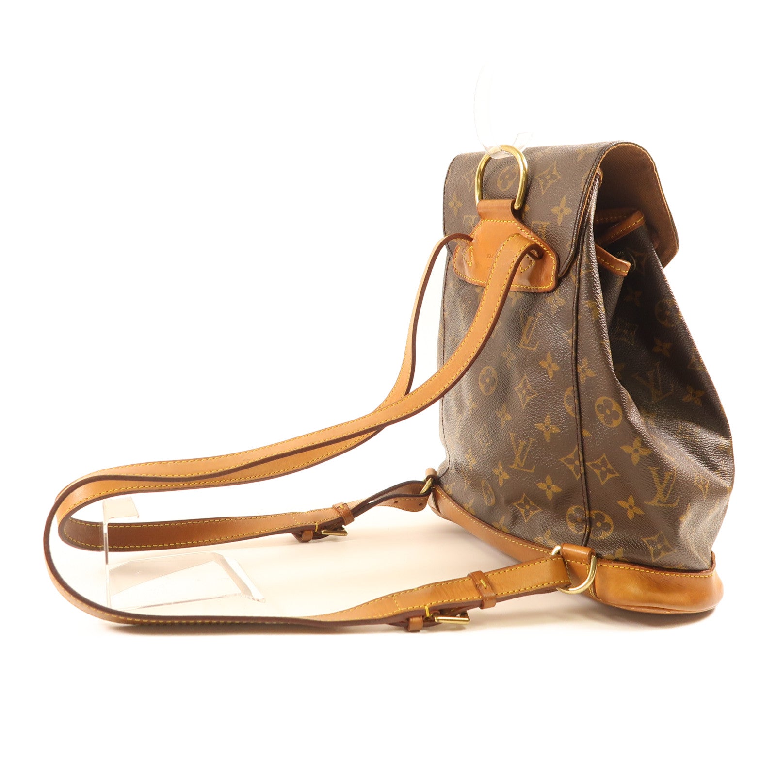 LOUIS VUITTON Monogram Montsouris MM Backpack金扣背包