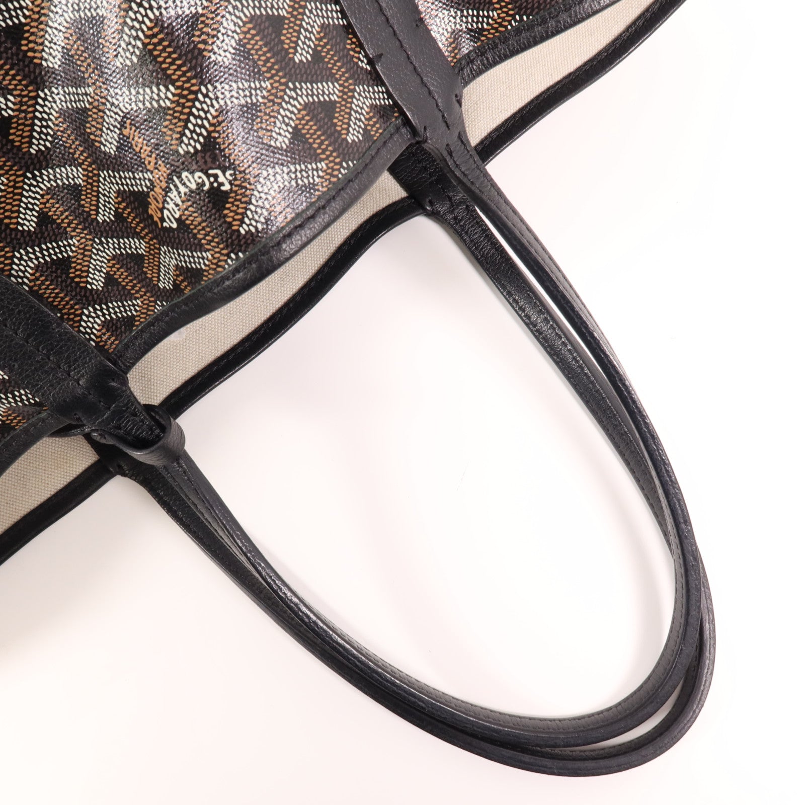 GOYARD 塗層帆布Saint Louis PM銀扣肩背袋