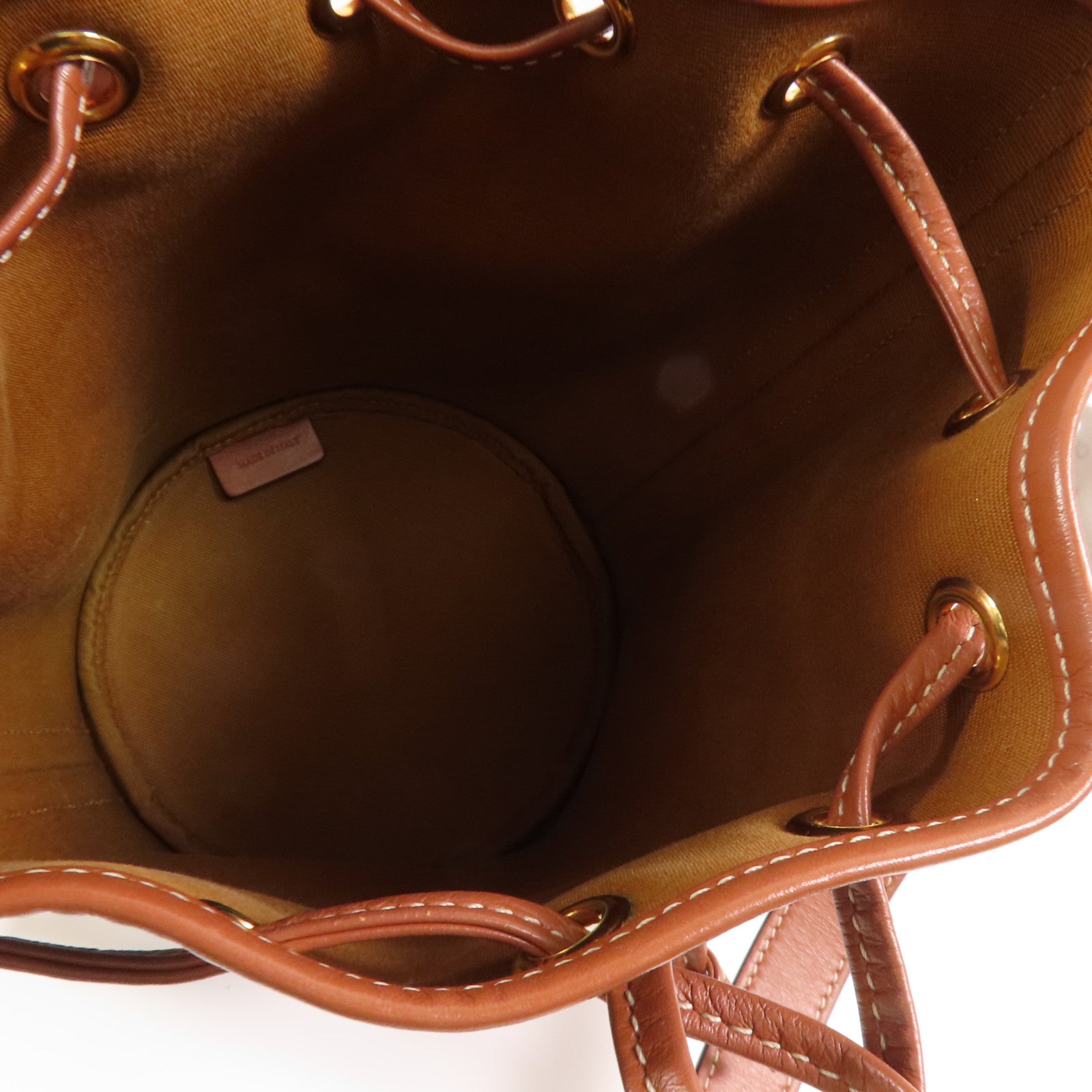 CELINE Triomphe帆布Bucket Bag金扣肩背袋