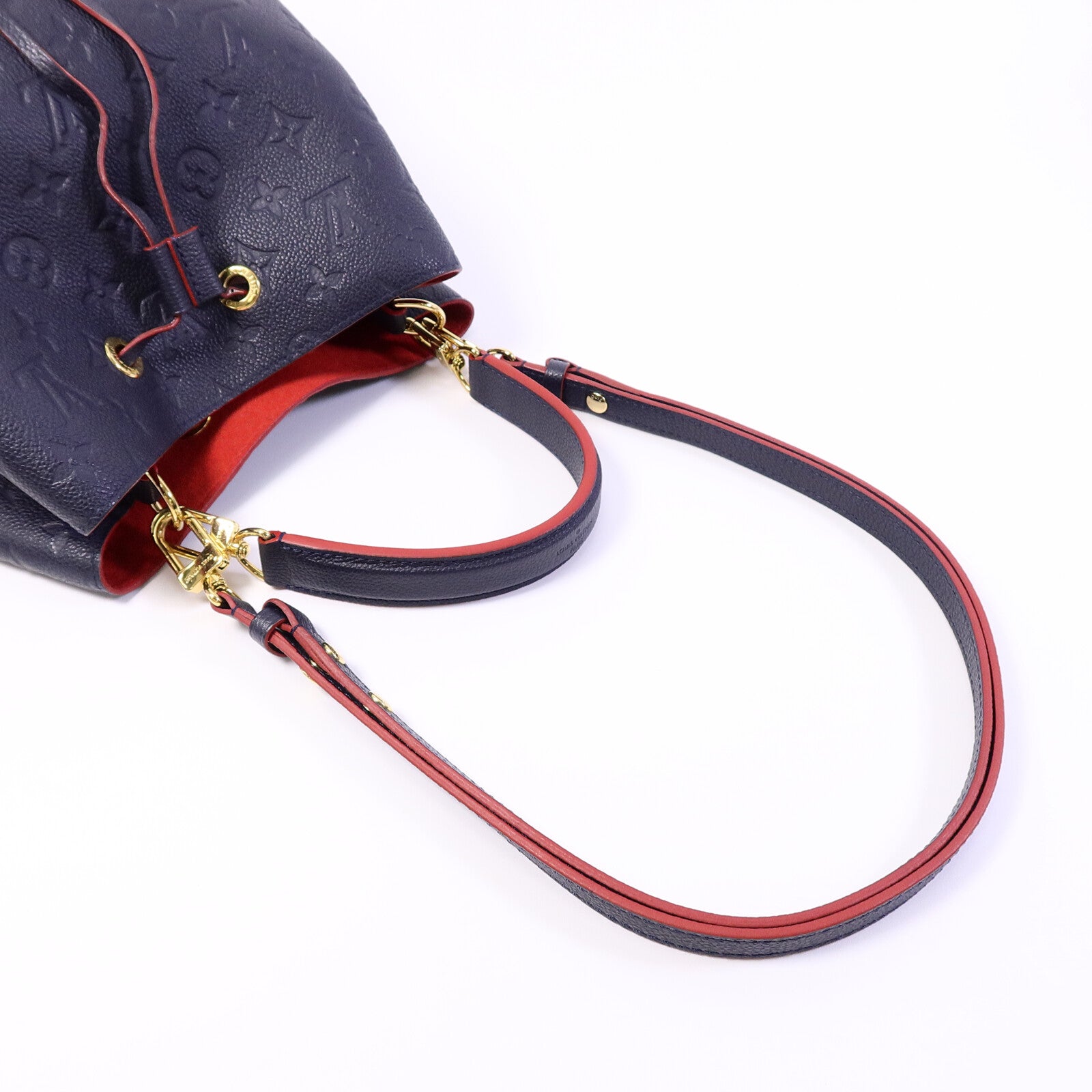 LOUIS VUITTON Monogram Empreinte Neo Noe MM手挽肩背兩用袋