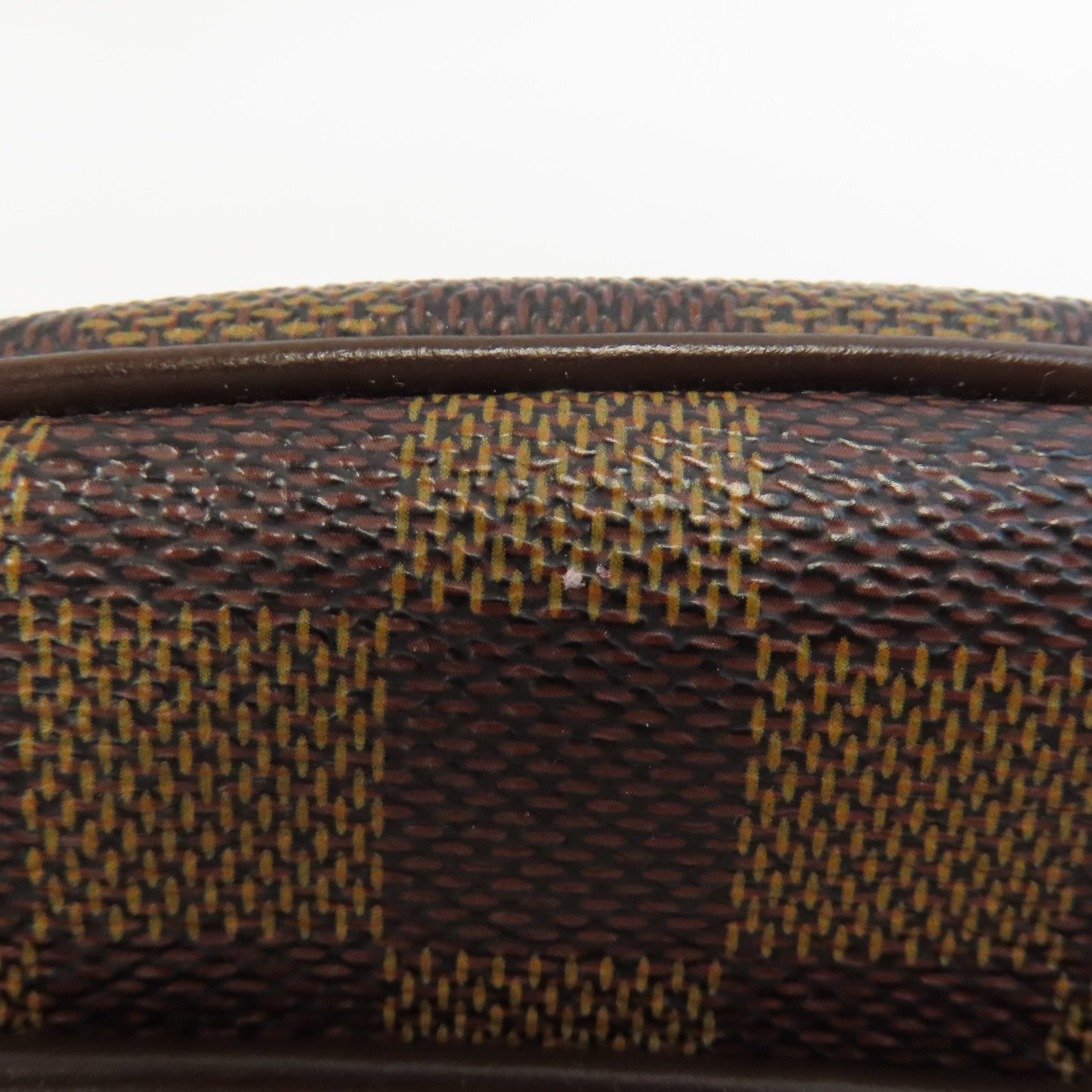LOUIS VUITTON Damier Pochette Ipanema金扣肩背袋啡色