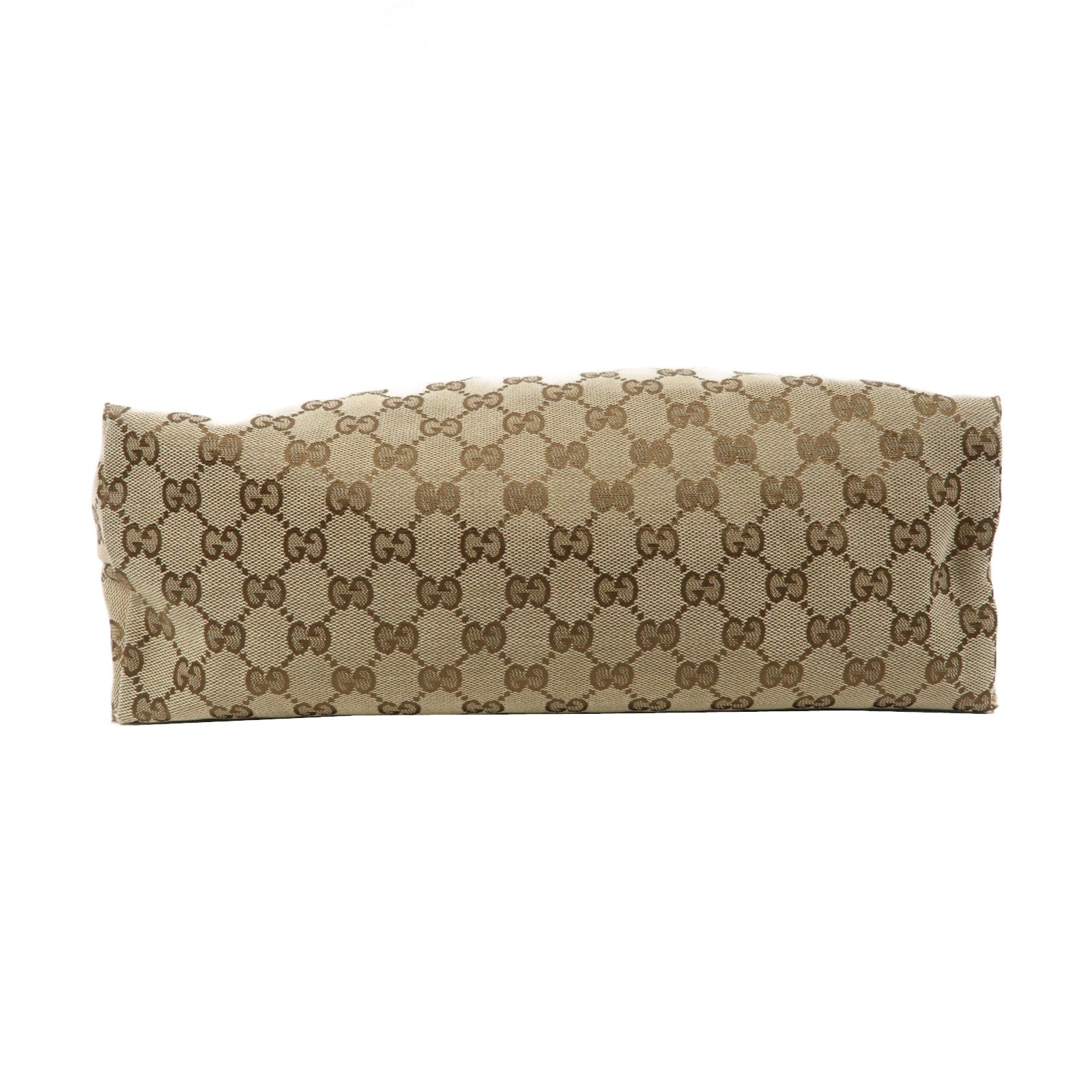 GUCCI 帆布Shoulder Bag銀扣肩背袋啡色