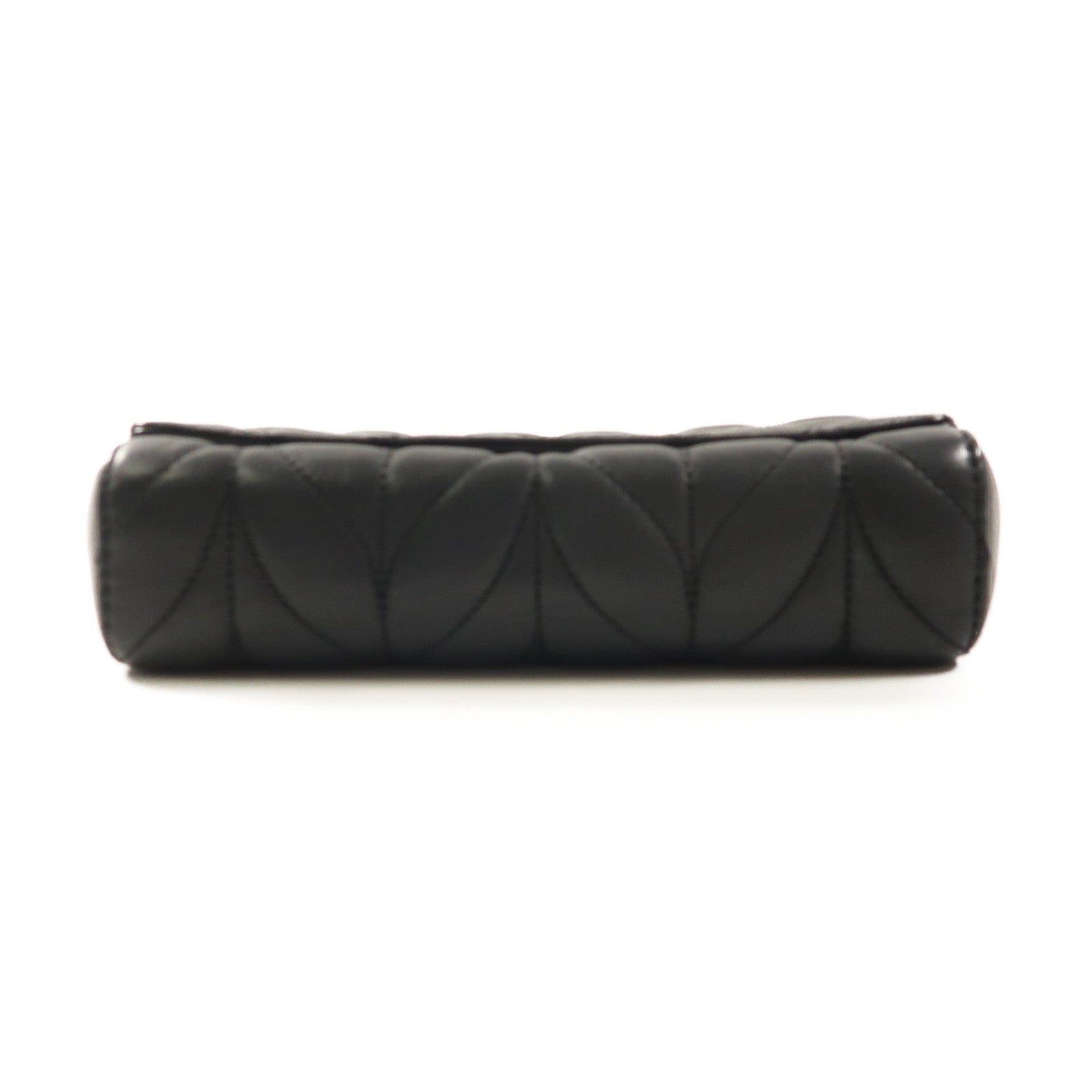 Kate Spade 牛皮皮革Briar Lane Quilted Mini Emelyn金扣鏈帶肩背袋黑色