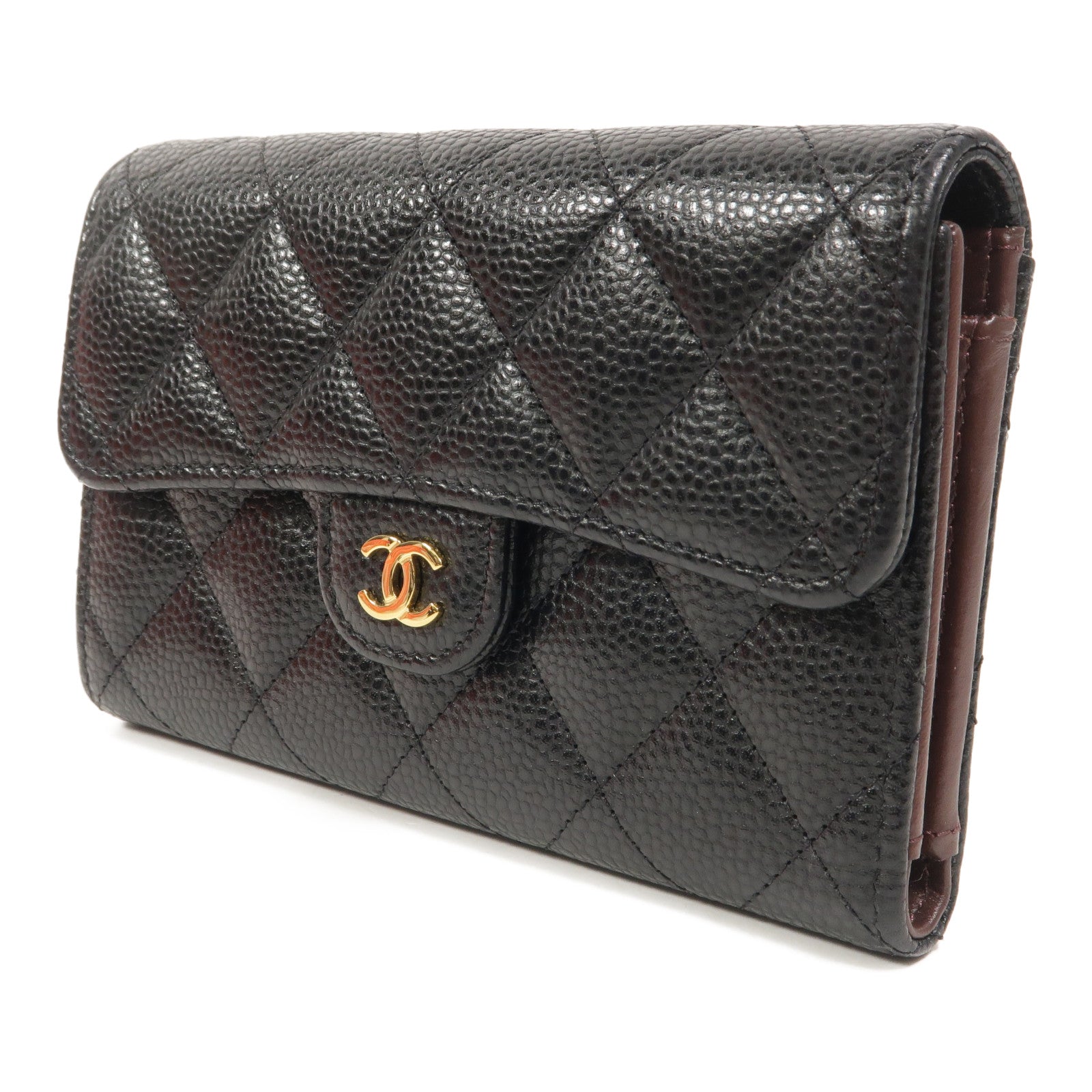 CHANEL 牛皮皮革Classic Medium Flap Wallet長錢包