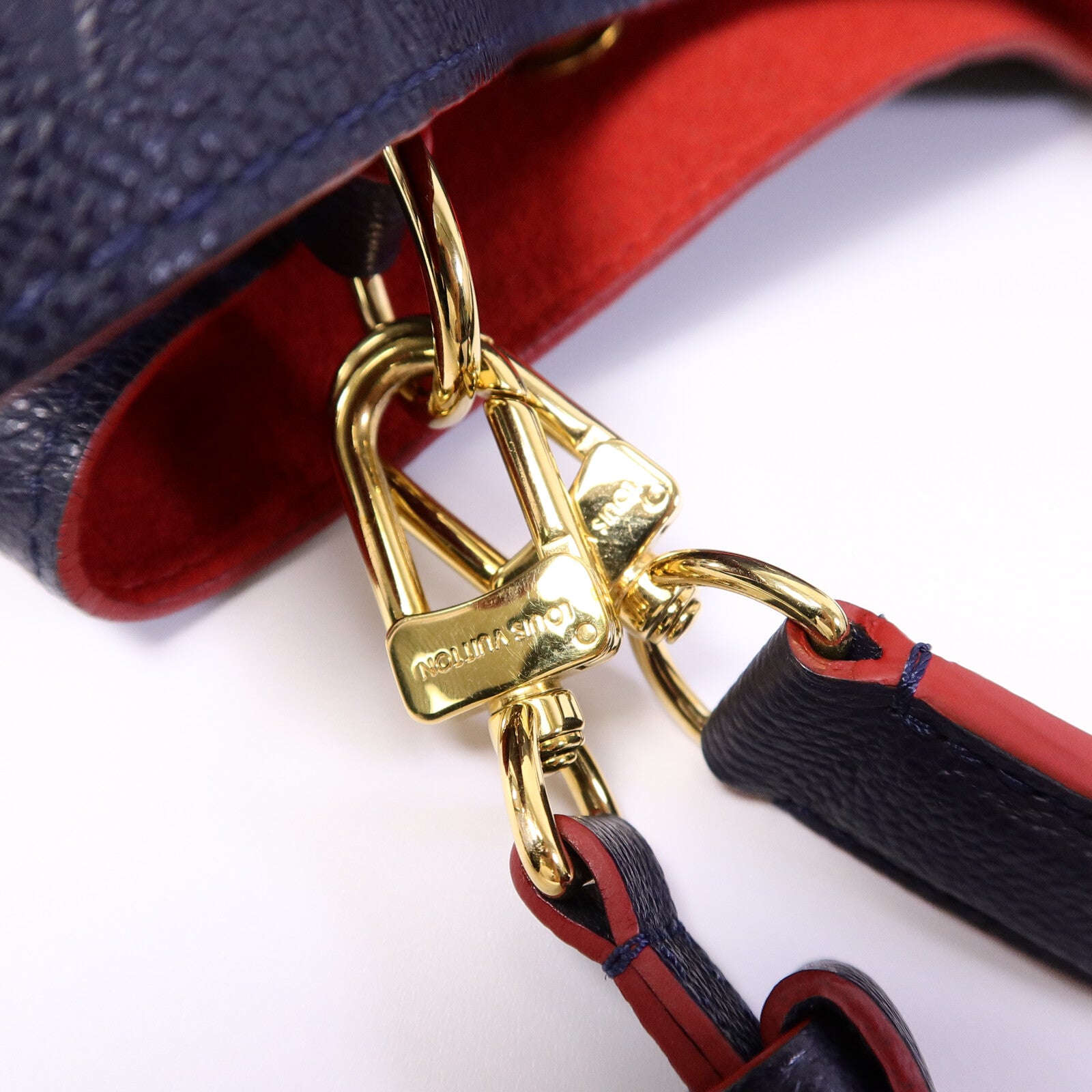 LOUIS VUITTON Monogram Empreinte Neo Noe MM手挽肩背兩用袋