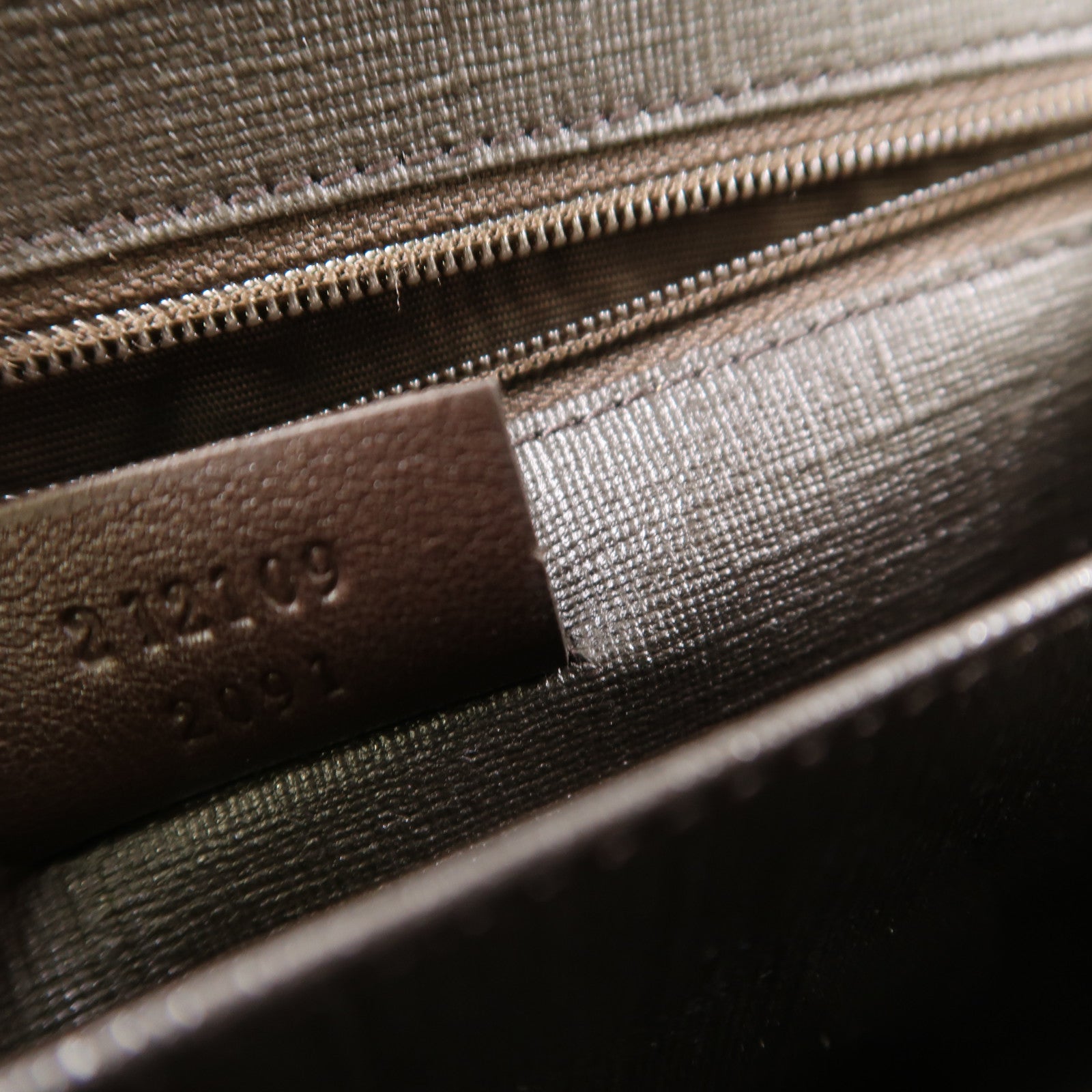 GUCCI 塗層帆布Long Wallet金扣長錢包