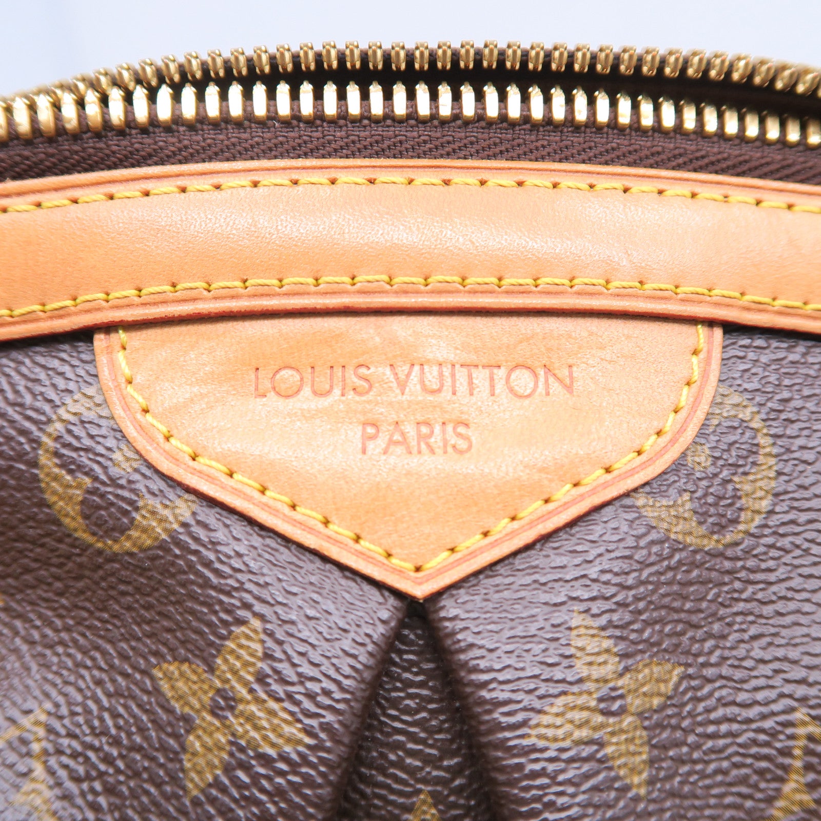 LOUIS VUITTON 【激減優惠】Monogram Tivoli GM金扣肩背袋啡色