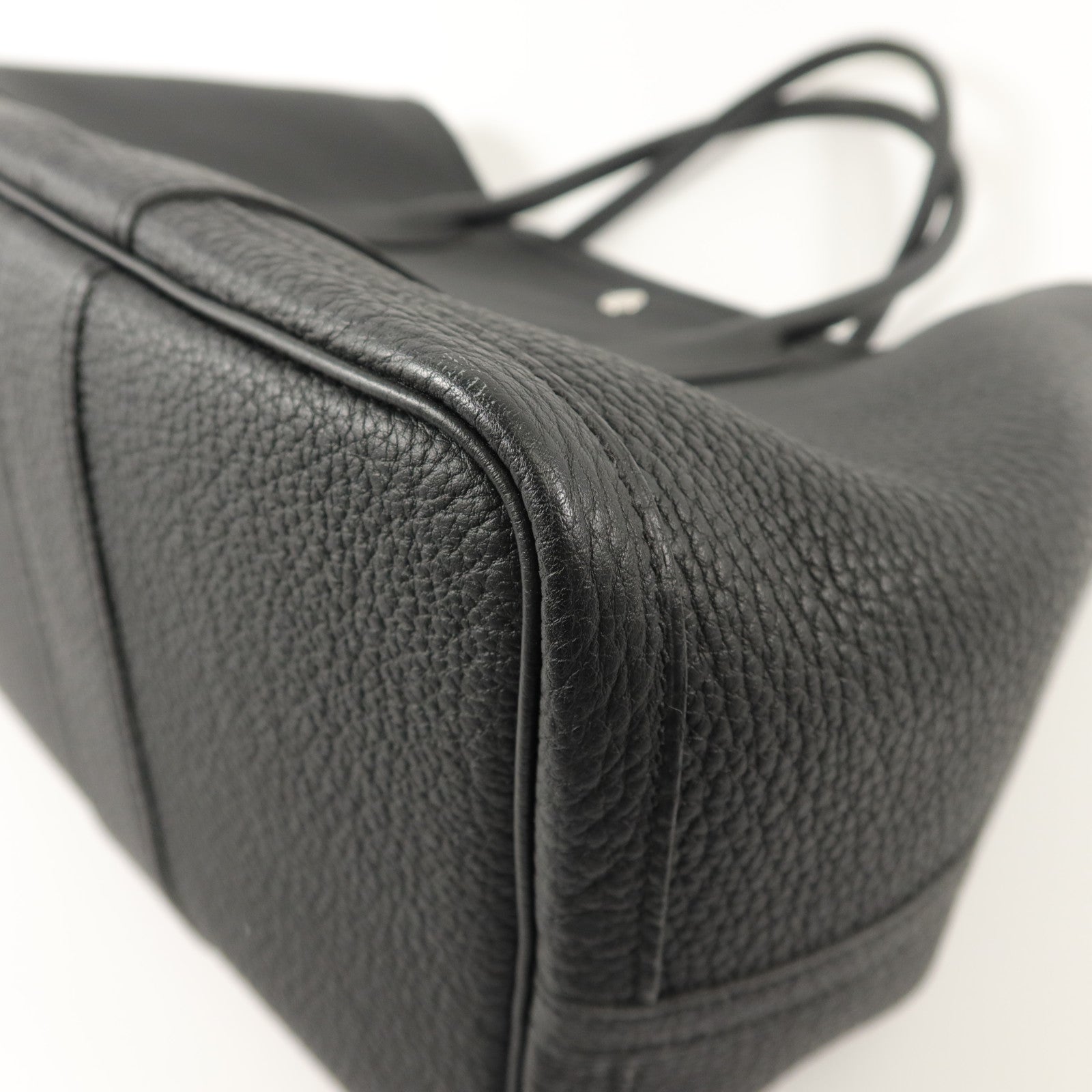 HERMES Negonda皮革Garden Party PM手挽袋Noir