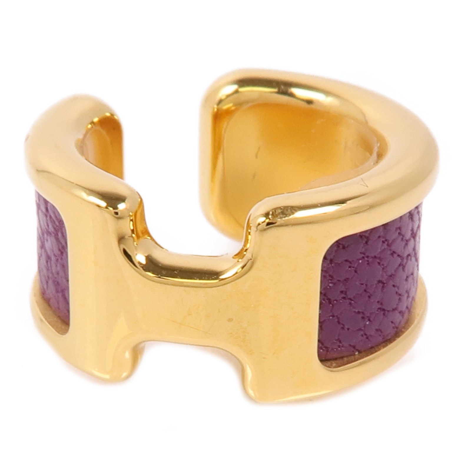 HERMES 金屬/皮革Olympe Ear Cuff耳夾