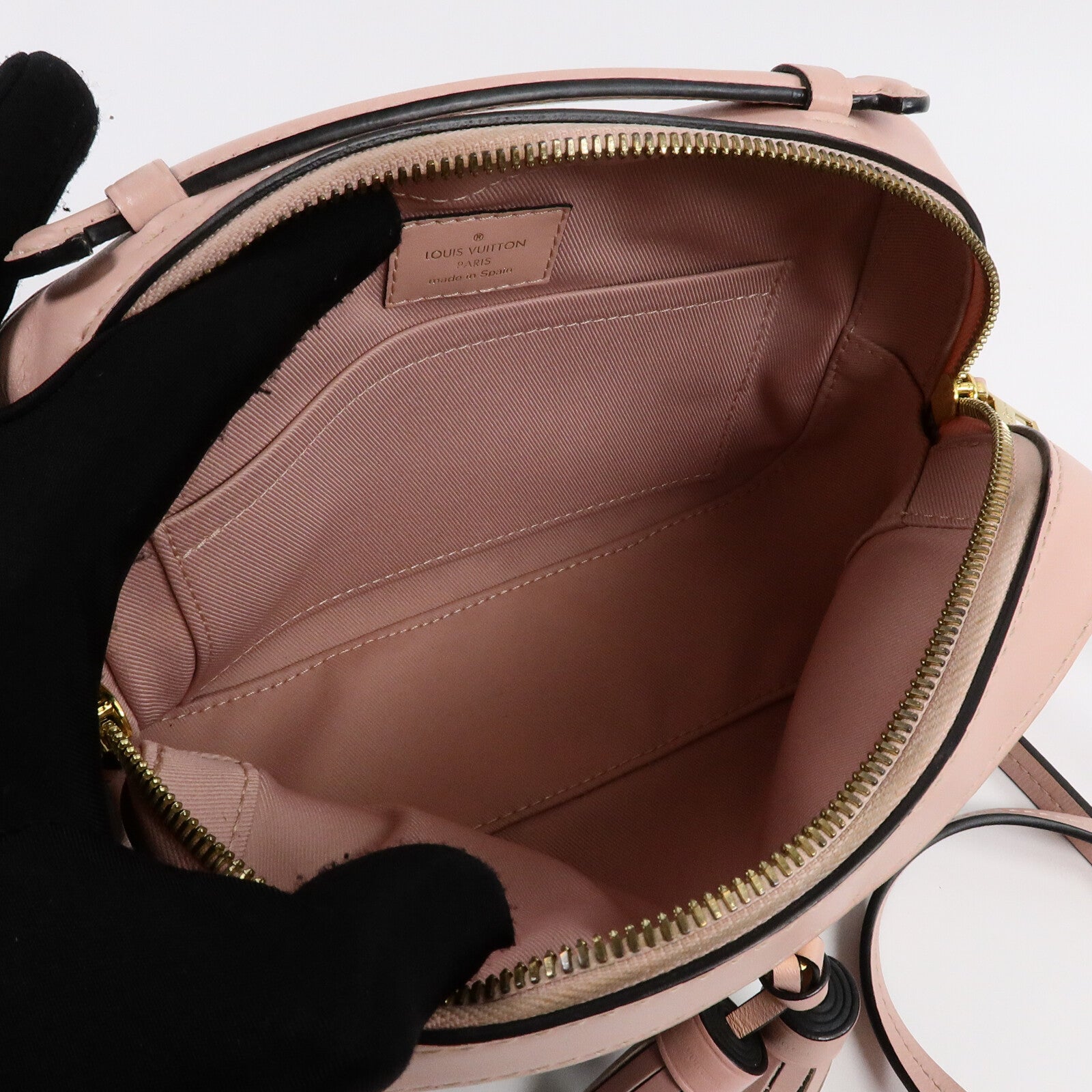 LOUIS VUITTON Monogram Saintonge金扣手挽肩背兩用袋