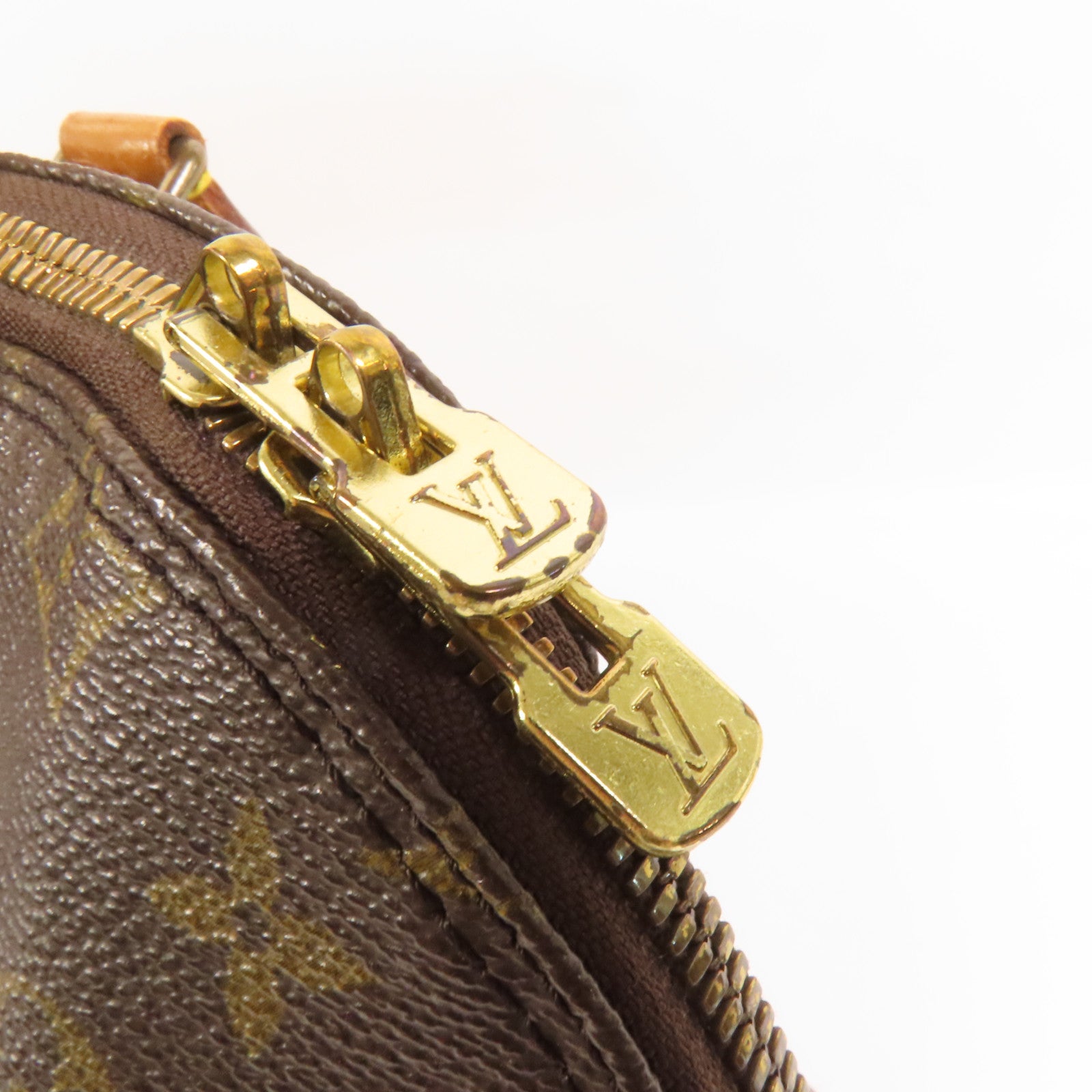LOUIS VUITTON Monogram Alma PM金扣手挽袋