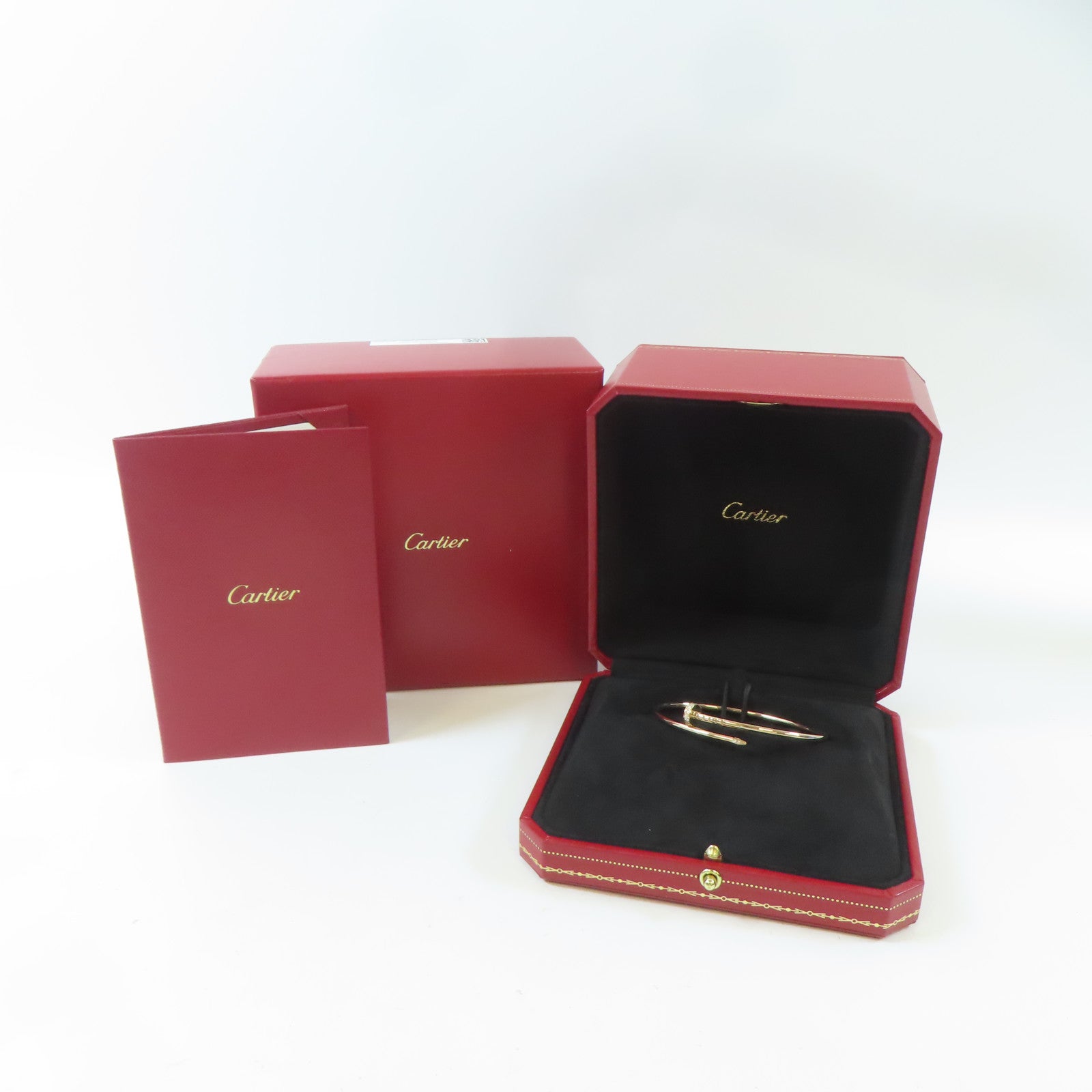 CARTIER 【激減優惠】18K玫瑰金JustUn Clou Bracelet手鐲Cartier#17