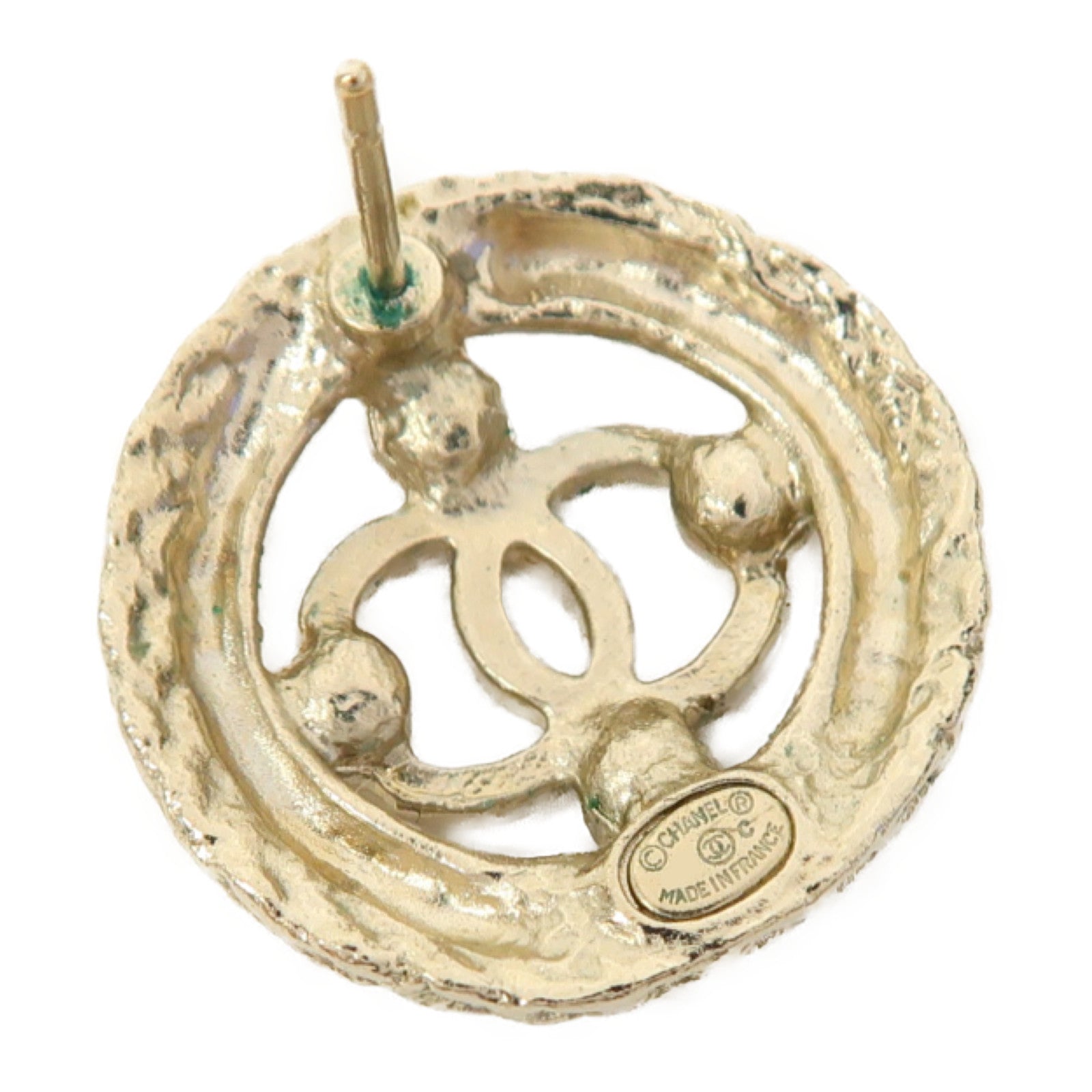 CHANEL 金屬Earrings耳環金色