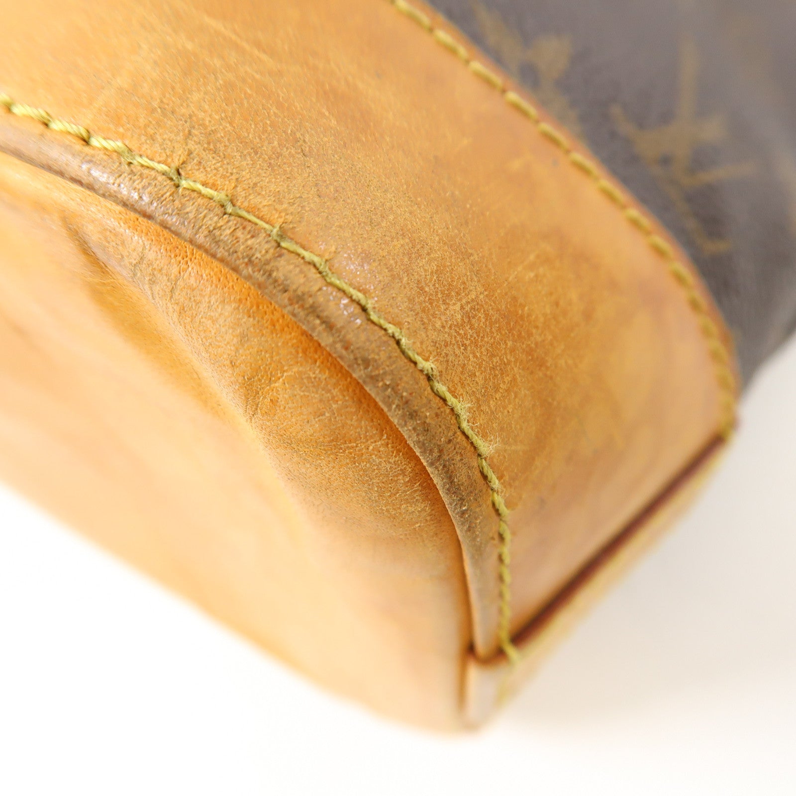 LOUIS VUITTON Monogram Lockit Horizontal金扣手挽袋棕色