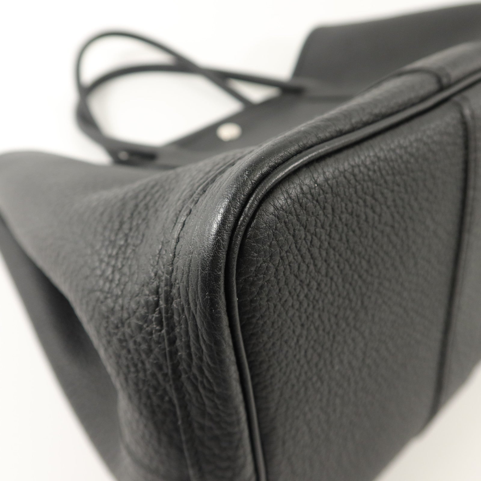 HERMES Negonda皮革Garden Party PM手挽袋Noir