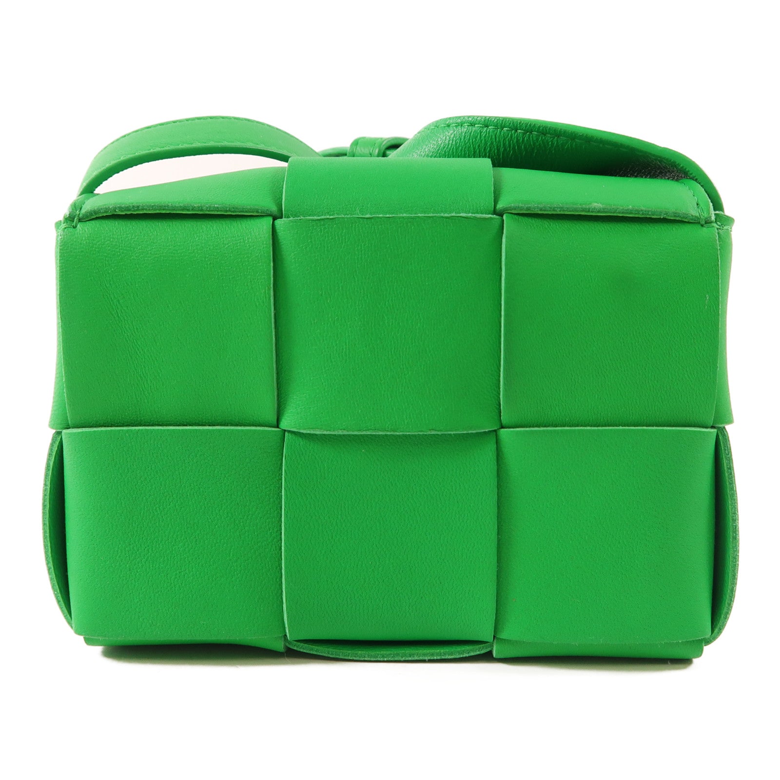 BOTTEGA VENETA 牛皮皮革Mini Cassette金扣肩背袋