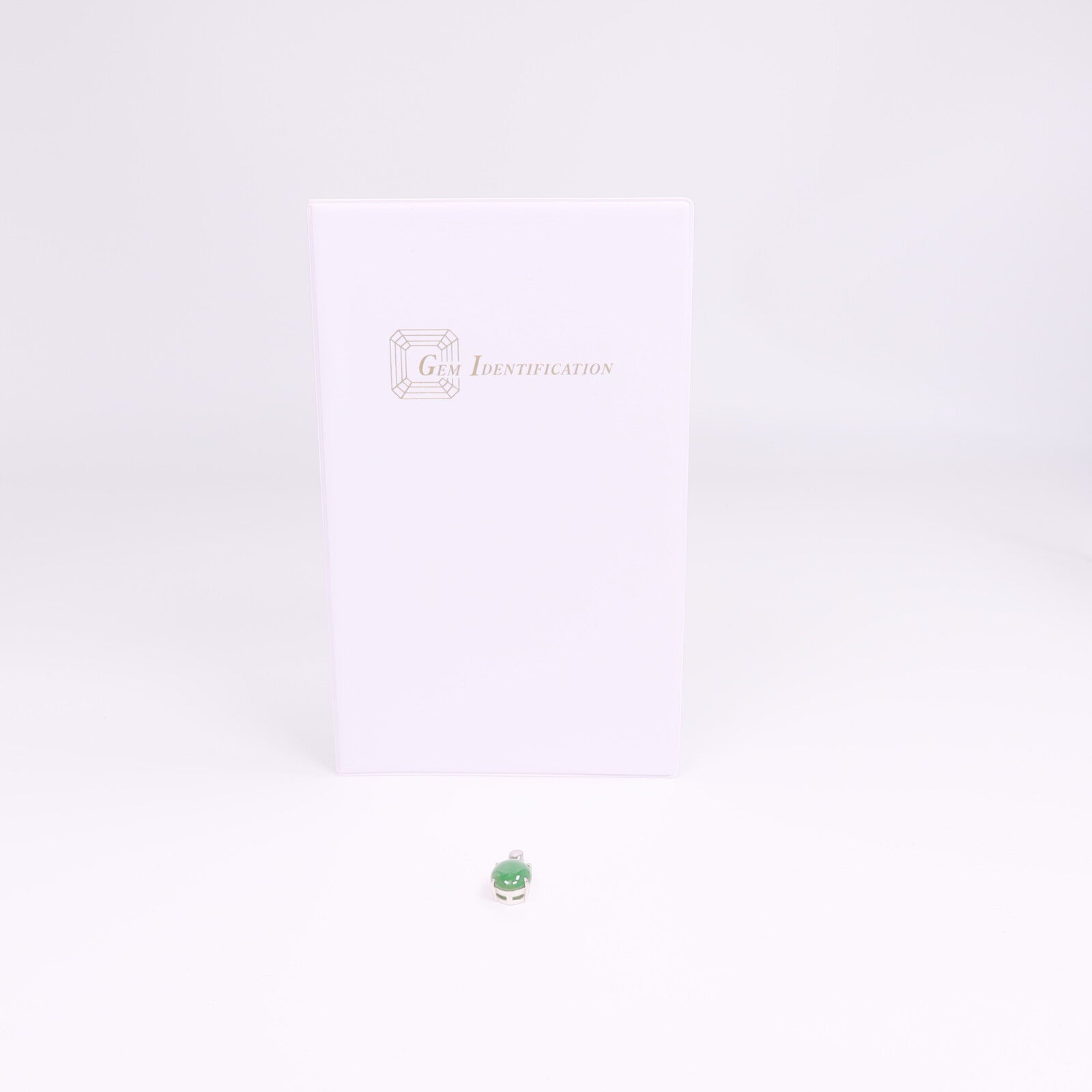 JEWELRY 【激減優惠】PT900鉑金Jade Diamond Pendant Top翡翠/鑽石吊墜