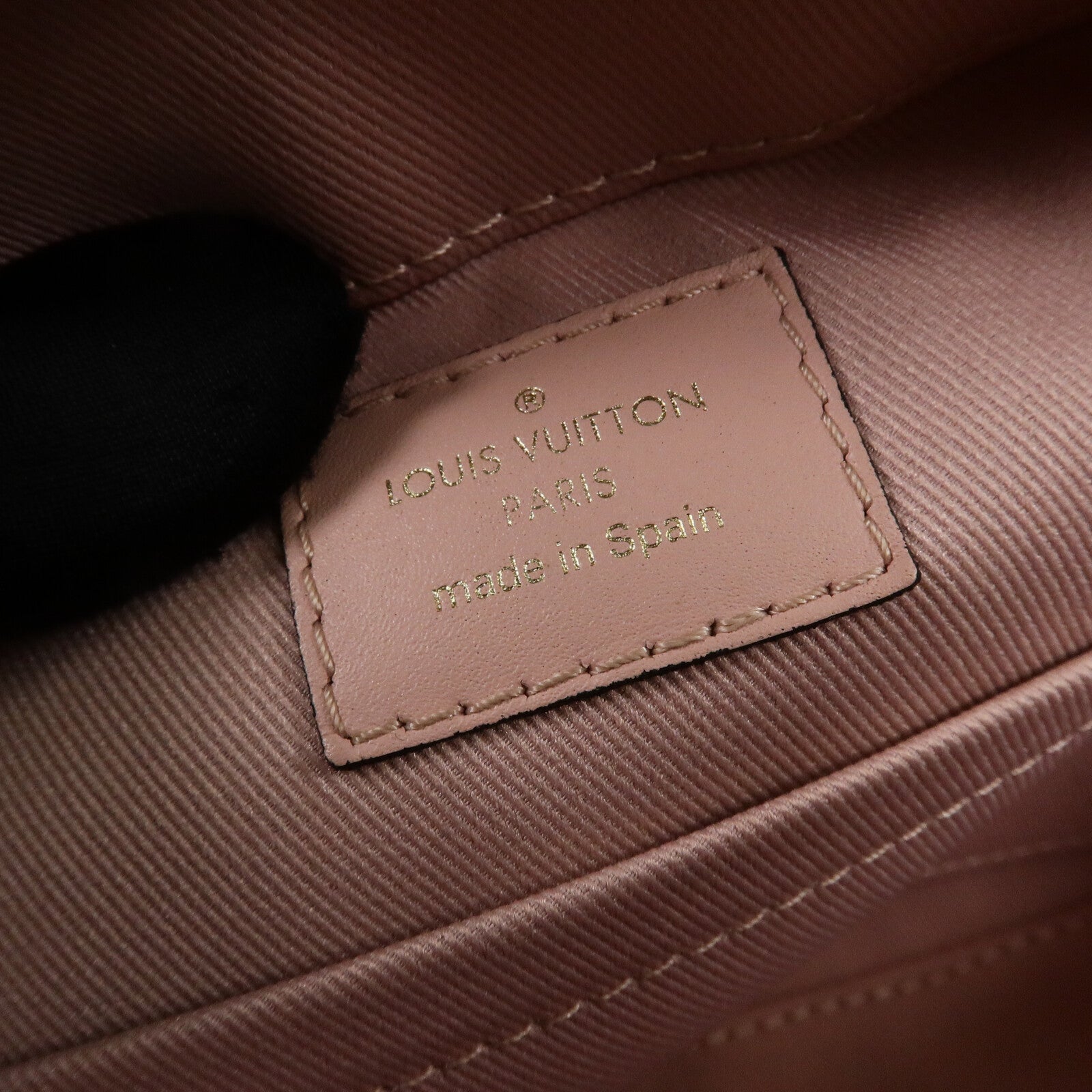 LOUIS VUITTON Monogram Saintonge金扣手挽肩背兩用袋