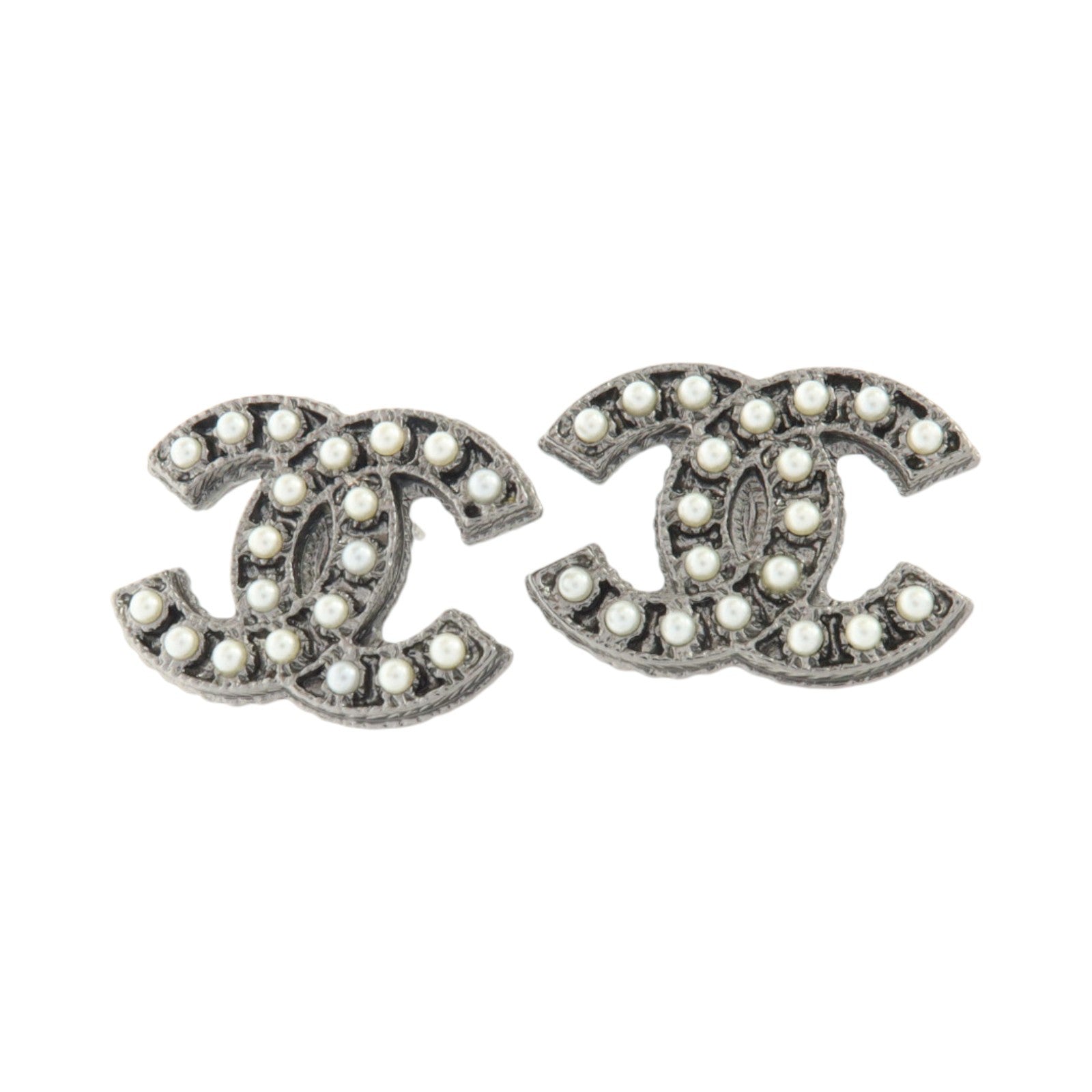 CHANEL 金屬/PVC Earrings耳環