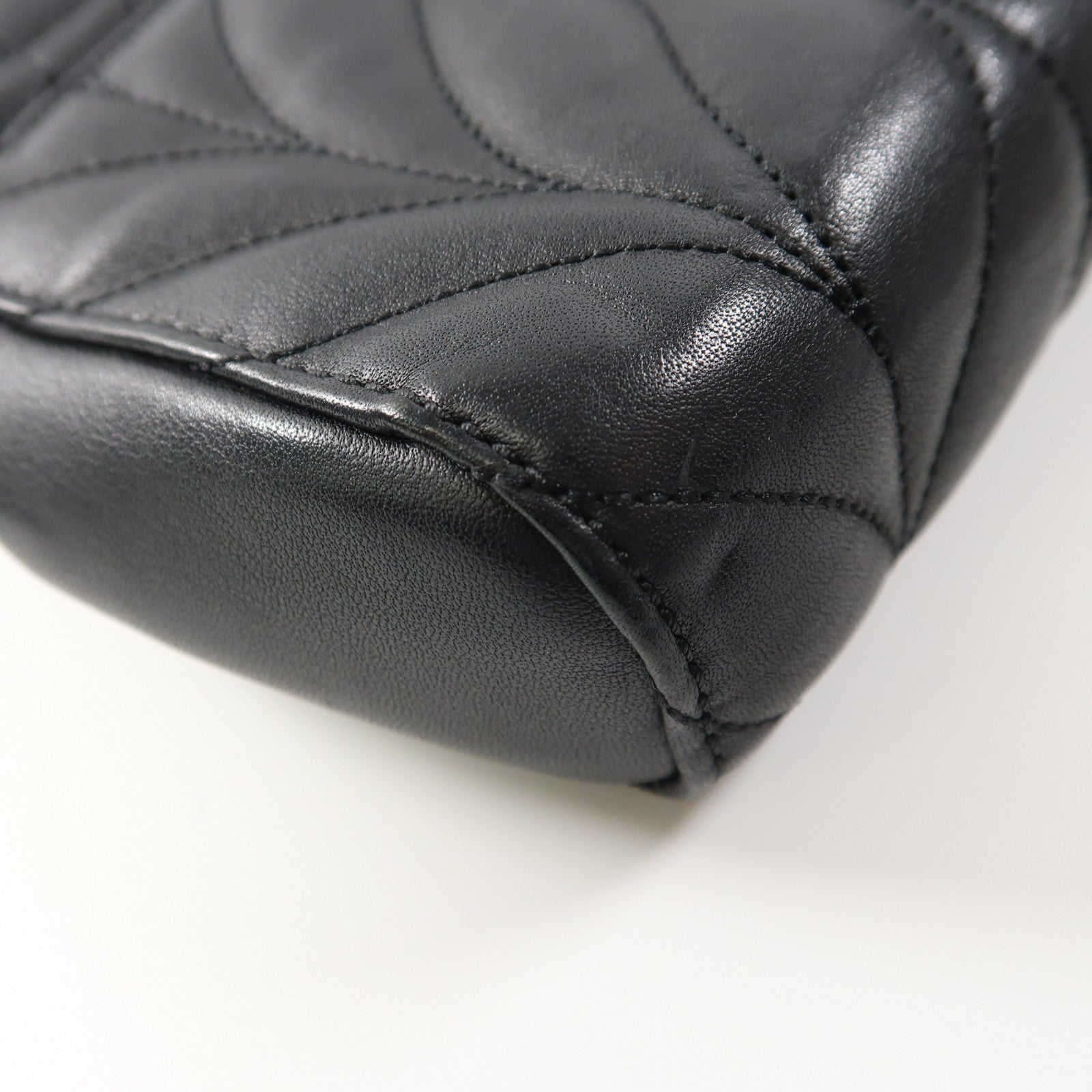 Kate Spade 牛皮皮革Briar Lane Quilted Mini Emelyn金扣鏈帶肩背袋黑色