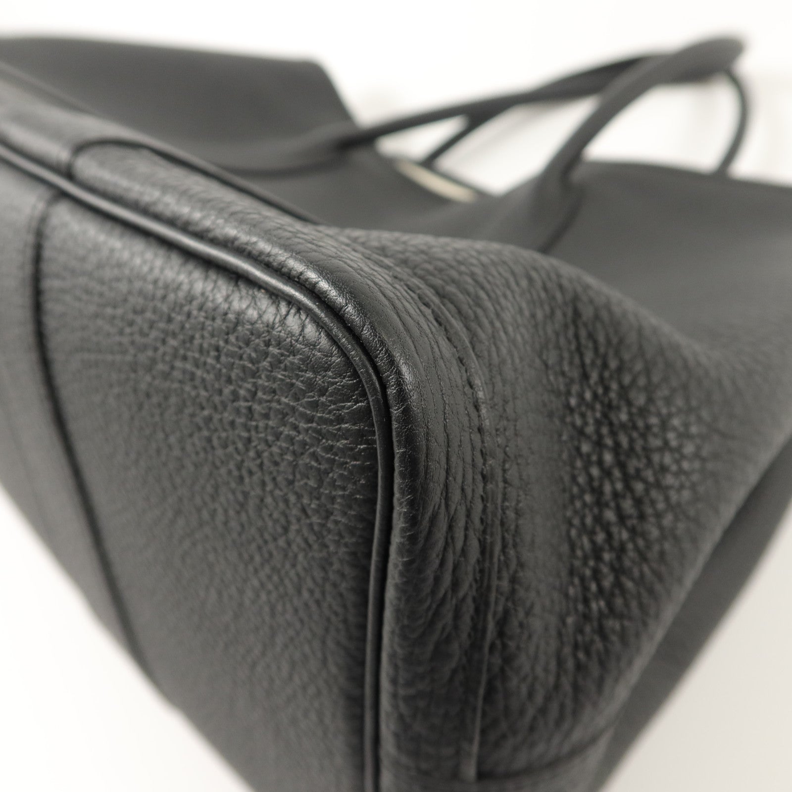 HERMES Negonda皮革Garden Party PM手挽袋Noir