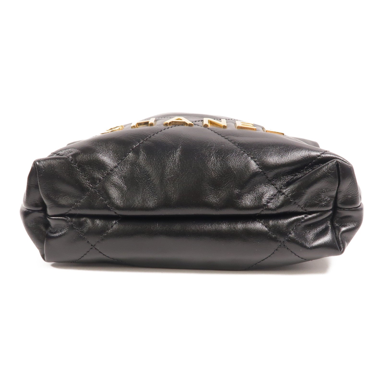 CHANEL 牛皮皮革Chanel 22 Mini鏈帶肩背袋