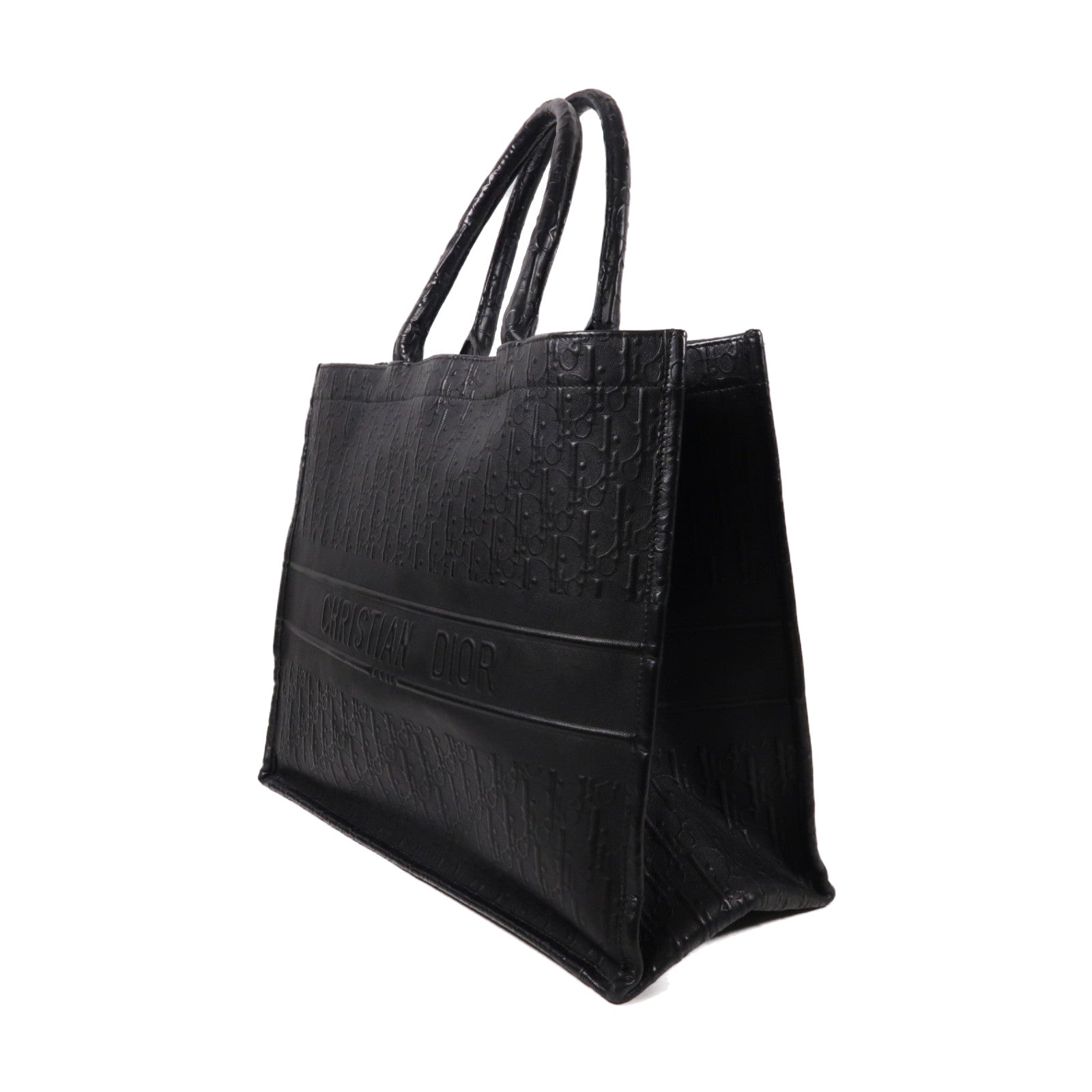 Dior 皮革Book Tote手挽袋黑色