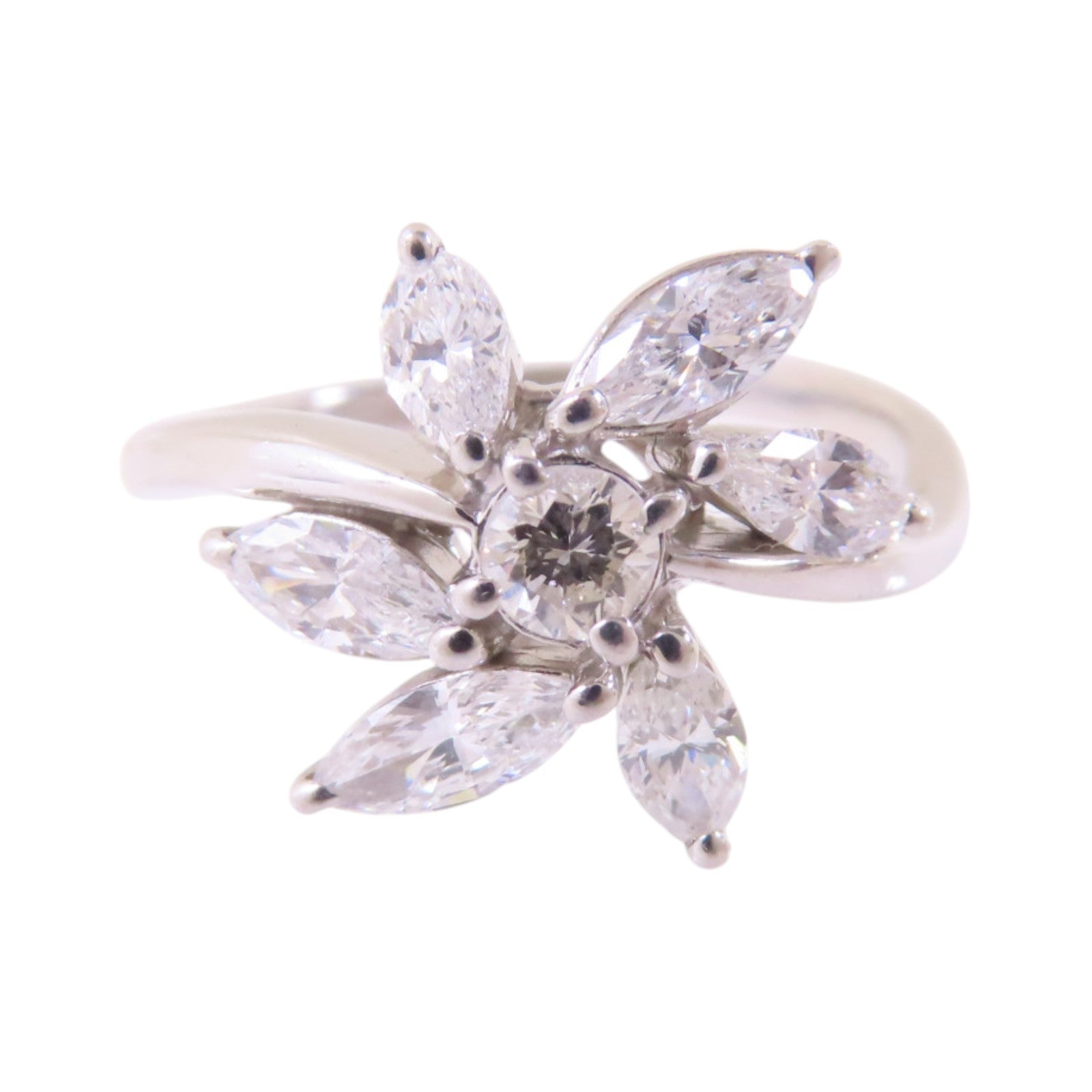JEWELRY 【激減優惠】PT900鉑金/鑽石Diamond Ring戒指US#7.5
