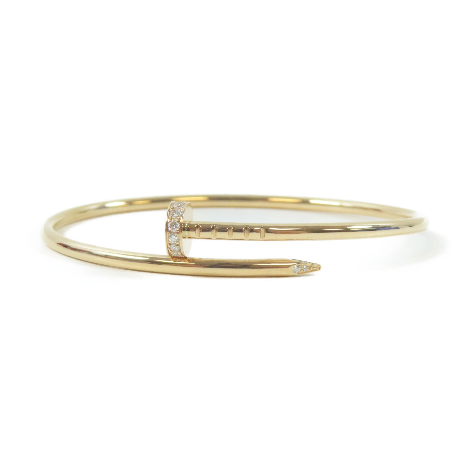 CARTIER 【激減優惠】18K玫瑰金JustUn Clou Bracelet手鐲Cartier#17