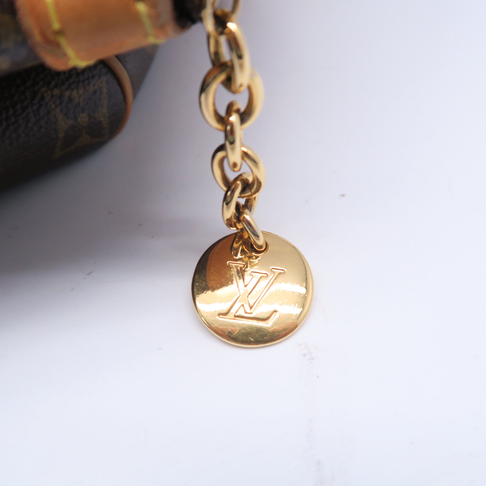 LOUIS VUITTON 【激減優惠】Monogram Tivoli GM金扣肩背袋啡色