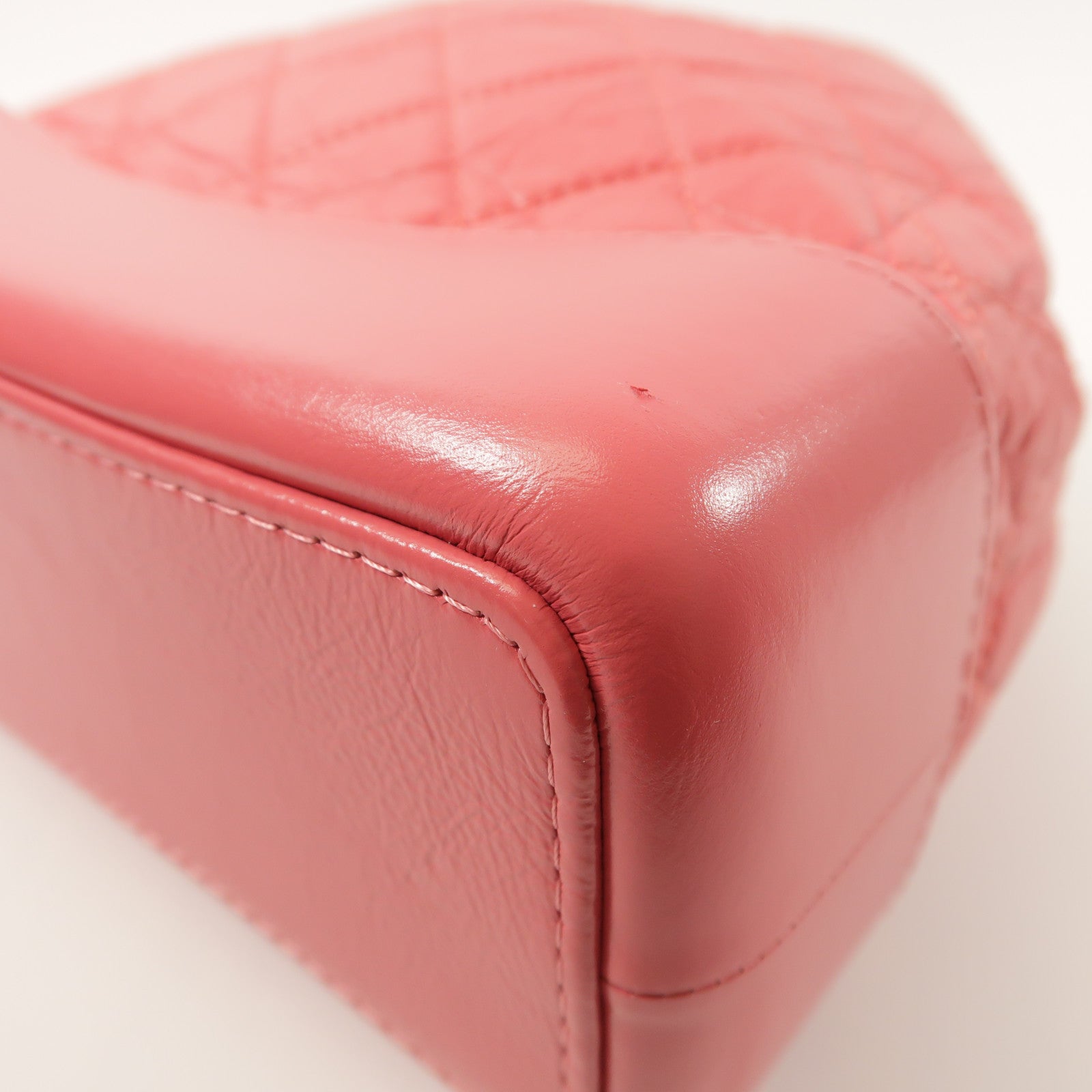 CHANEL 牛皮皮革Gabrielle Backpack鏈帶肩背袋