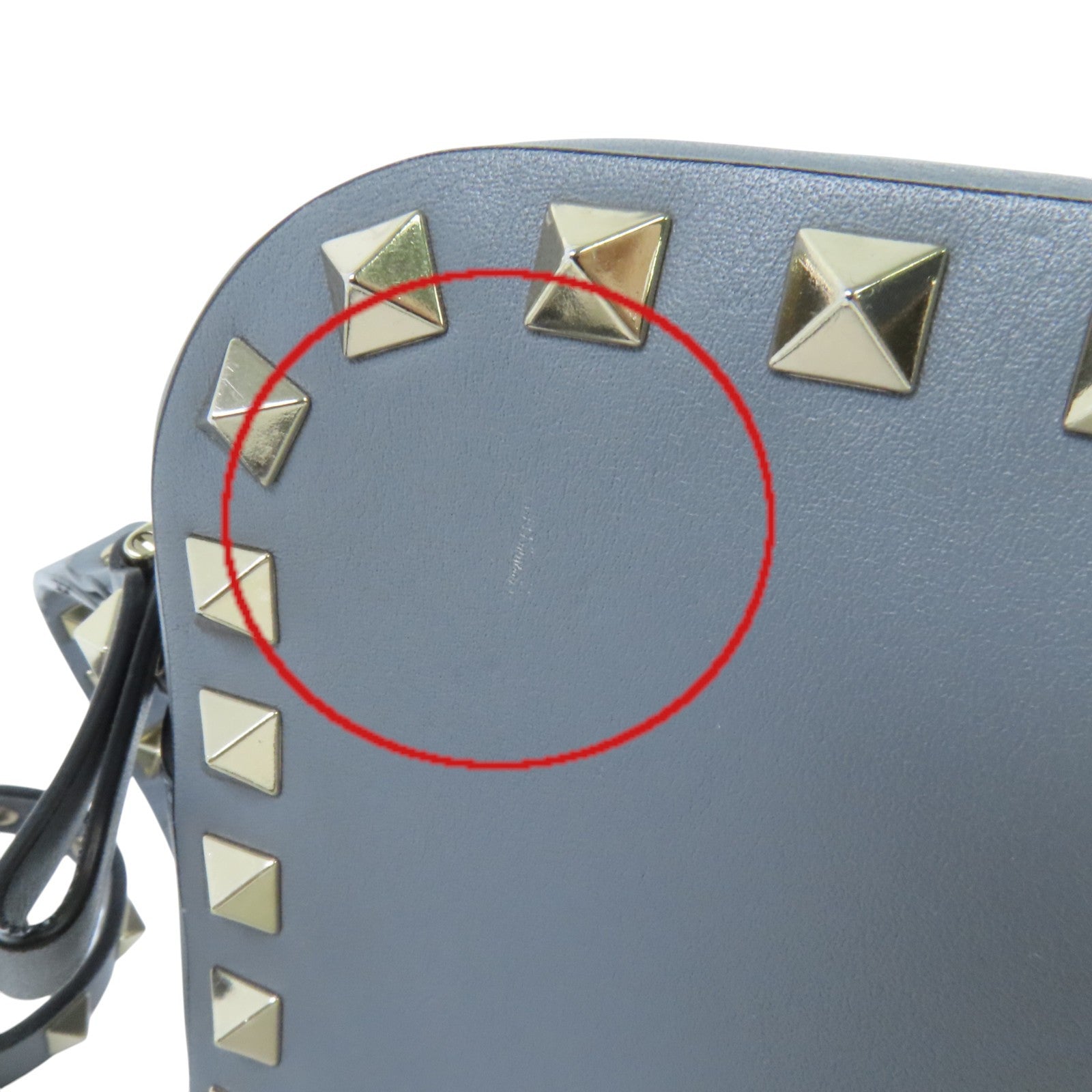 Valentino 牛皮皮革RockStuds金扣肩背袋