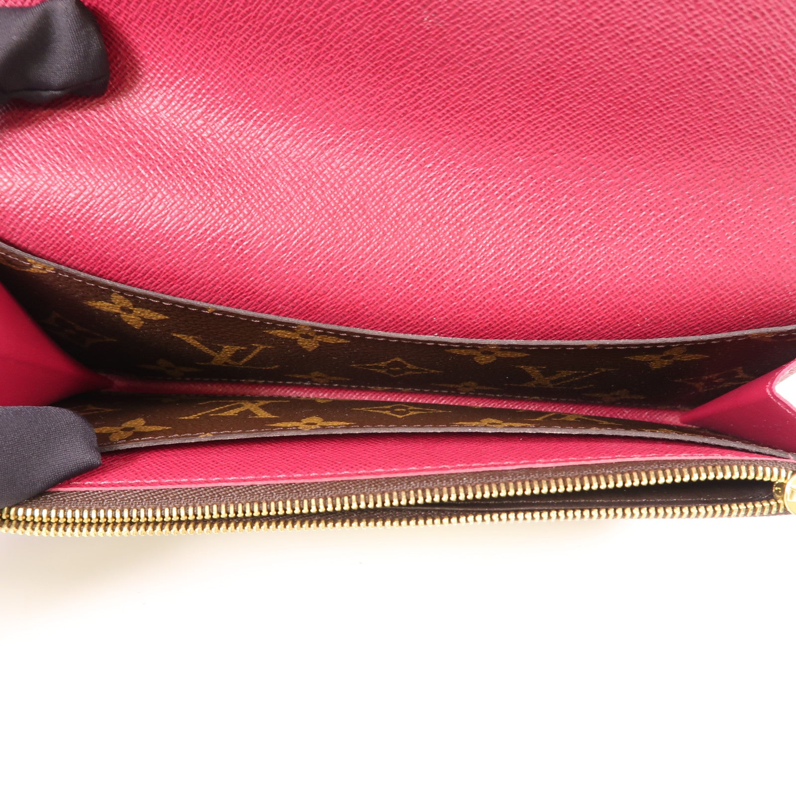 LOUIS VUITTON Monogram Emilie Long Wallet金扣長錢包