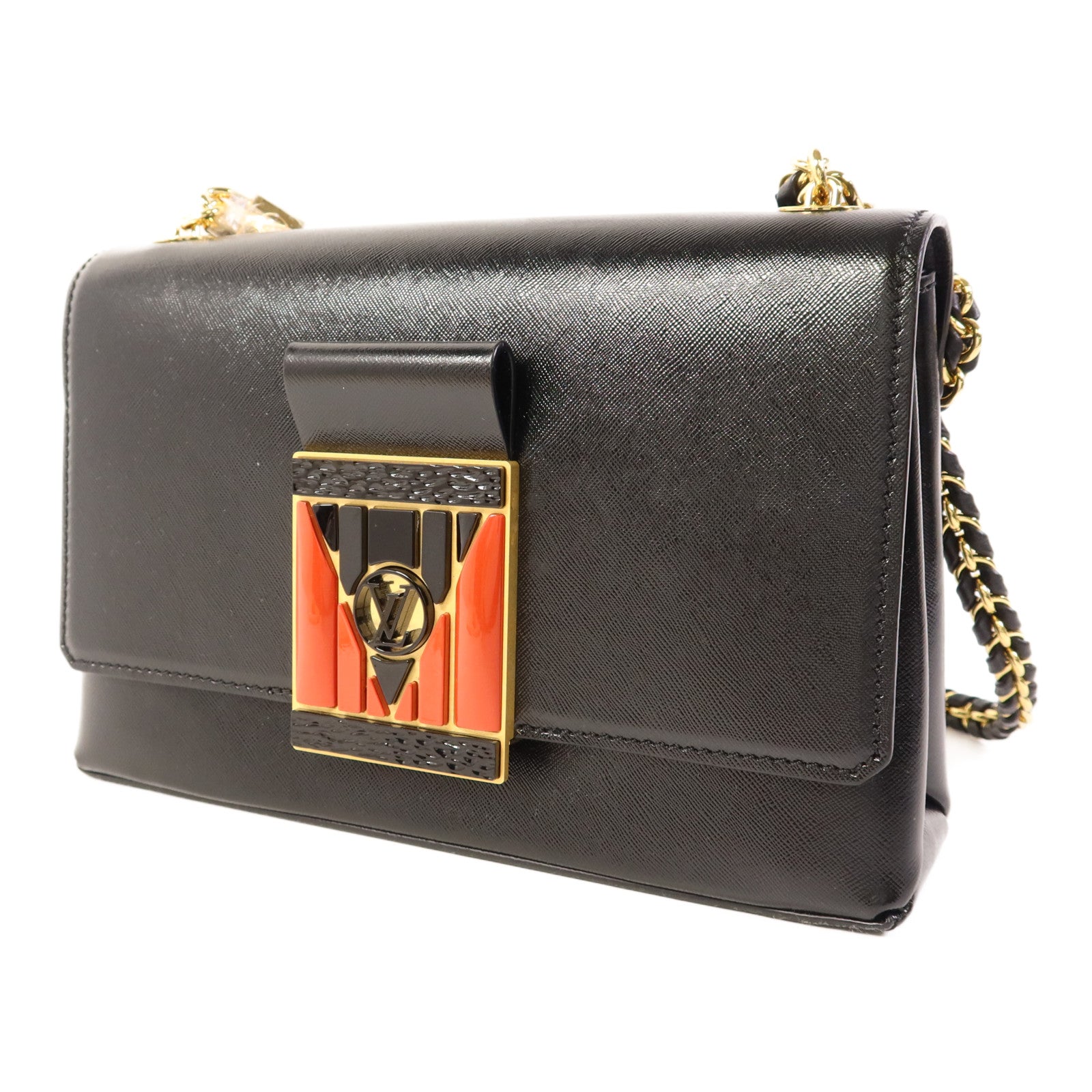 LOUIS VUITTON 牛皮皮革Pochette Thelma金扣肩背袋