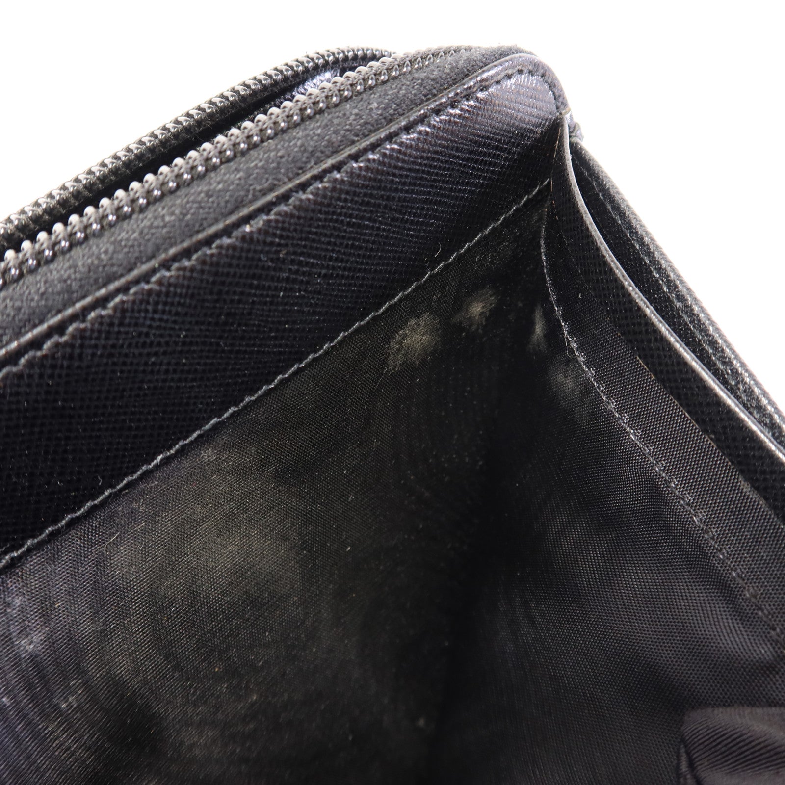 PRADA 尼龍Bifold Wallet銀扣錢包