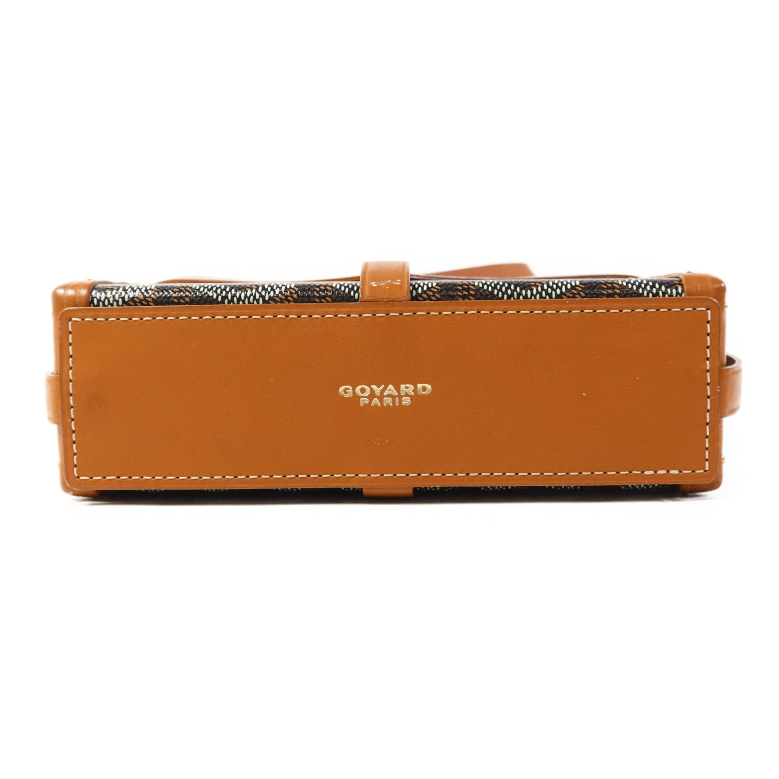 GOYARD 塗層帆布Minaudiere Trunk金扣肩背袋