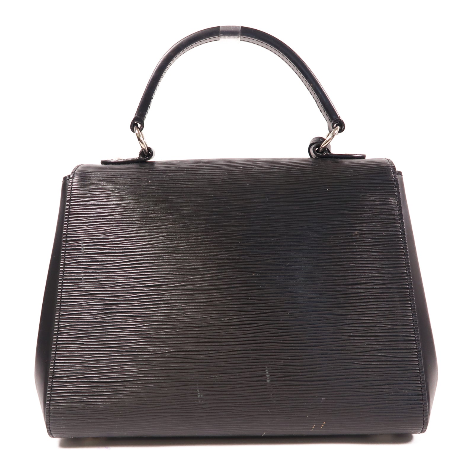 LOUIS VUITTON 【激減優惠】Epi Cluny BB銀扣手挽肩背兩用袋黑色