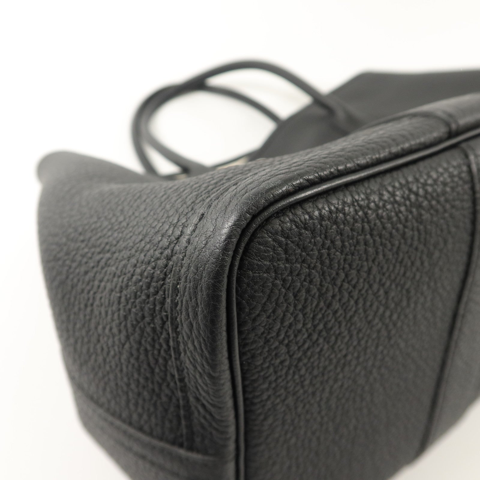 HERMES Negonda皮革Garden Party PM手挽袋Noir
