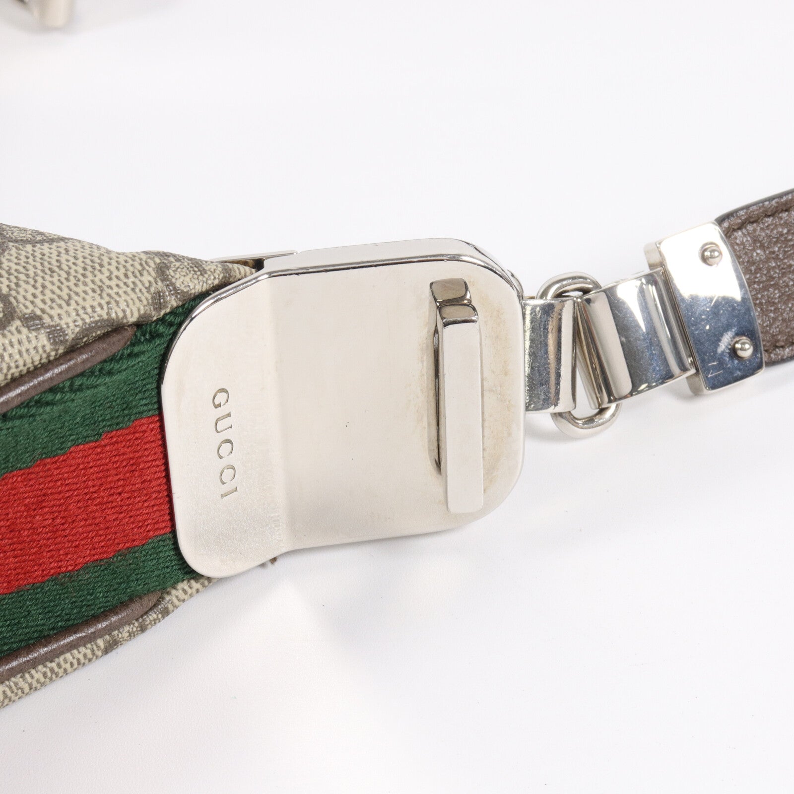 GUCCI 塗層帆布Attache Small Shoulder Bag肩背袋