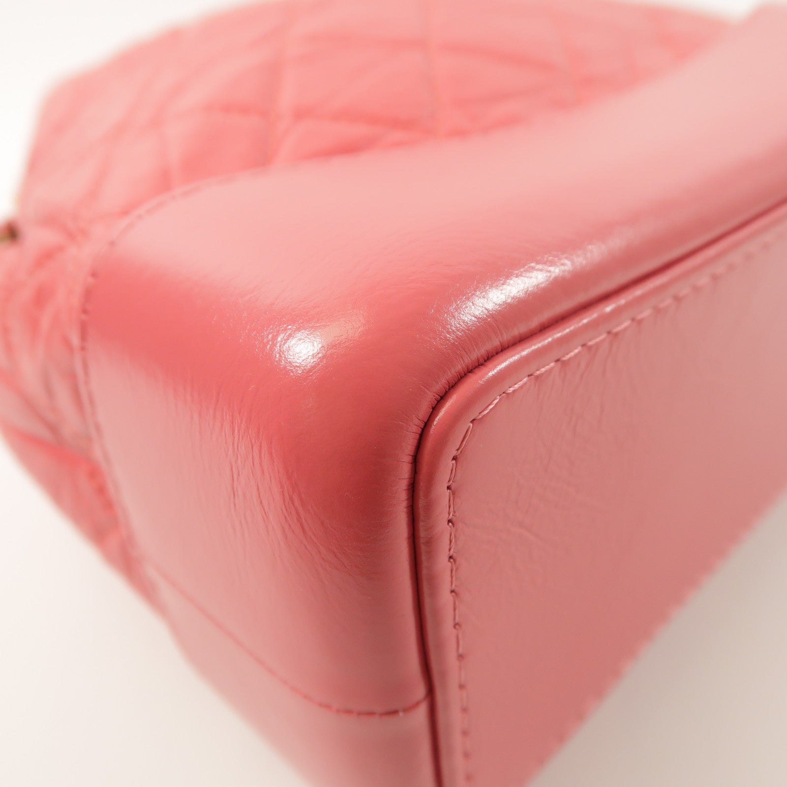 CHANEL 牛皮皮革Gabrielle Backpack鏈帶肩背袋