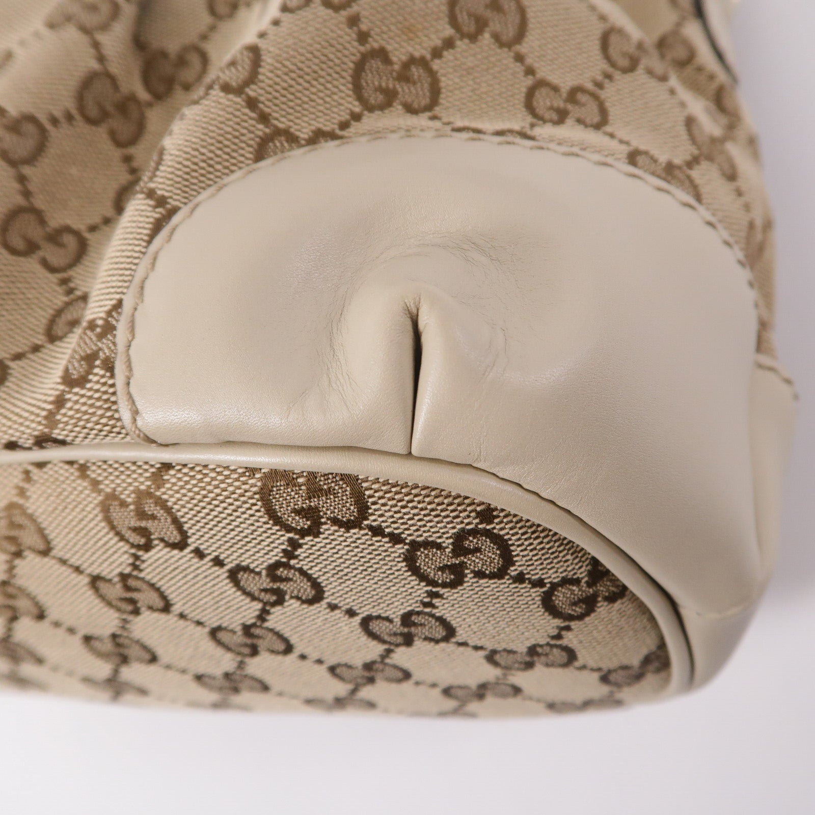 GUCCI 牛皮皮革/帆布2 Way Shoulder手挽肩背兩用袋