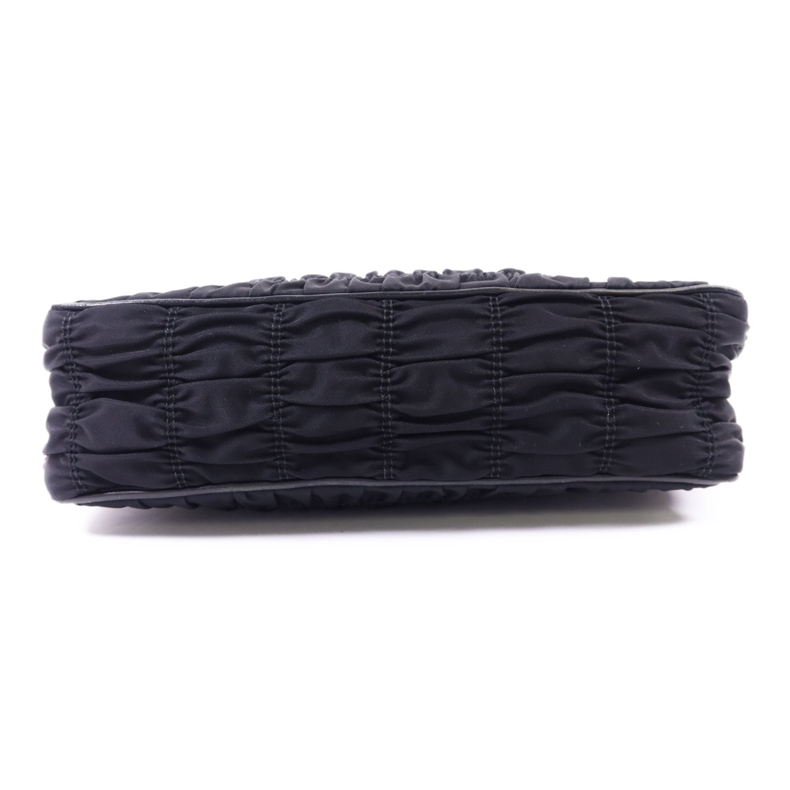 PRADA 尼龍Chain Shoulder Bag金扣鏈帶肩背袋