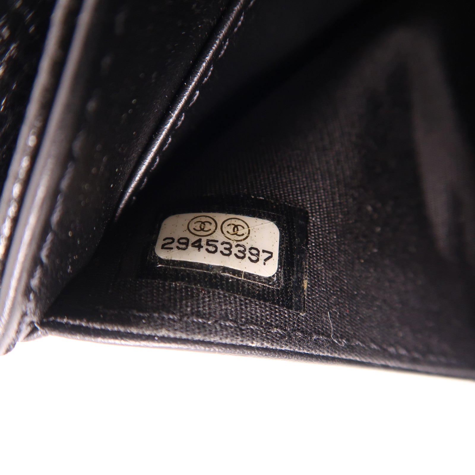 CHANEL 牛皮皮革Wallet金扣錢包