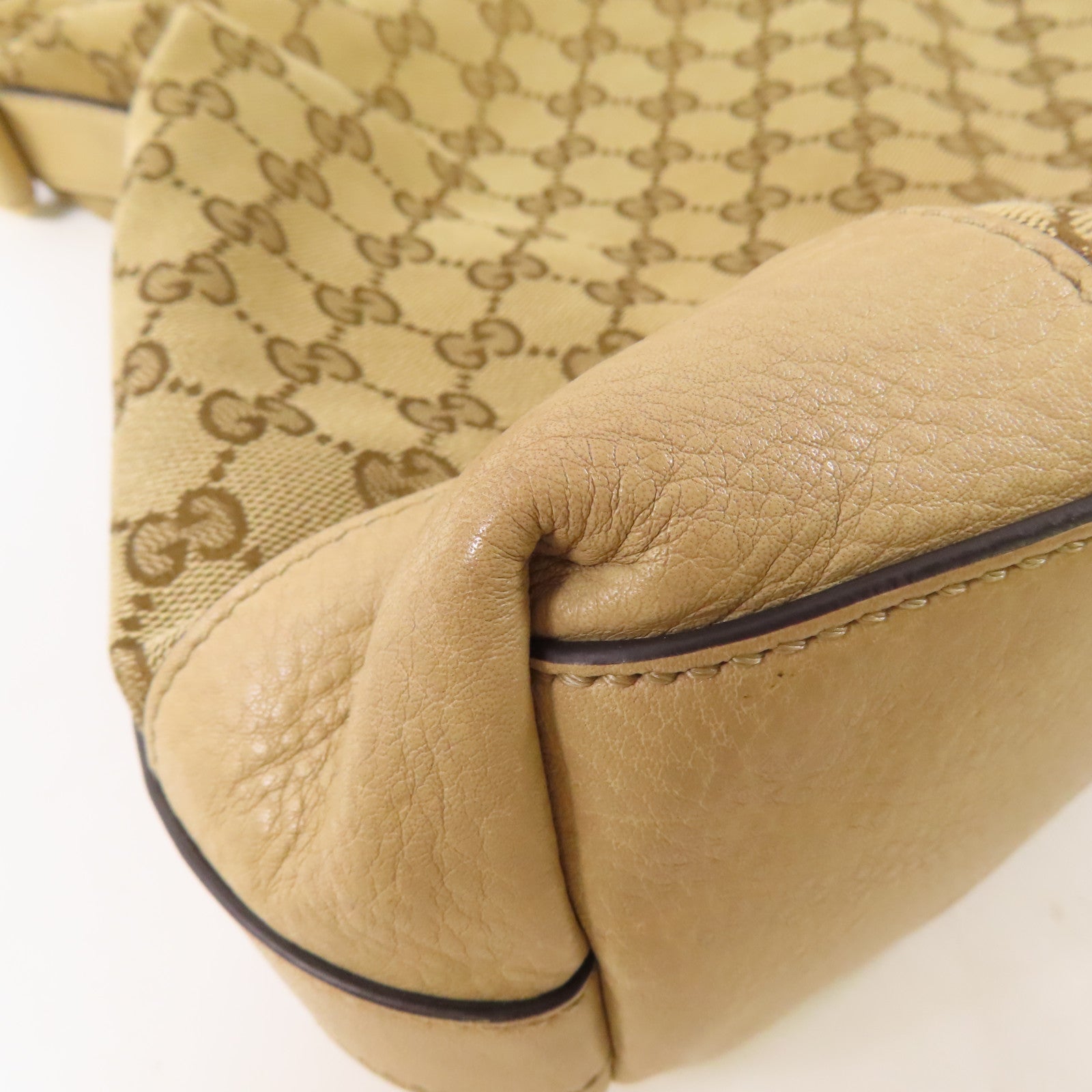 GUCCI 帆布2 Way Bag金扣肩背袋