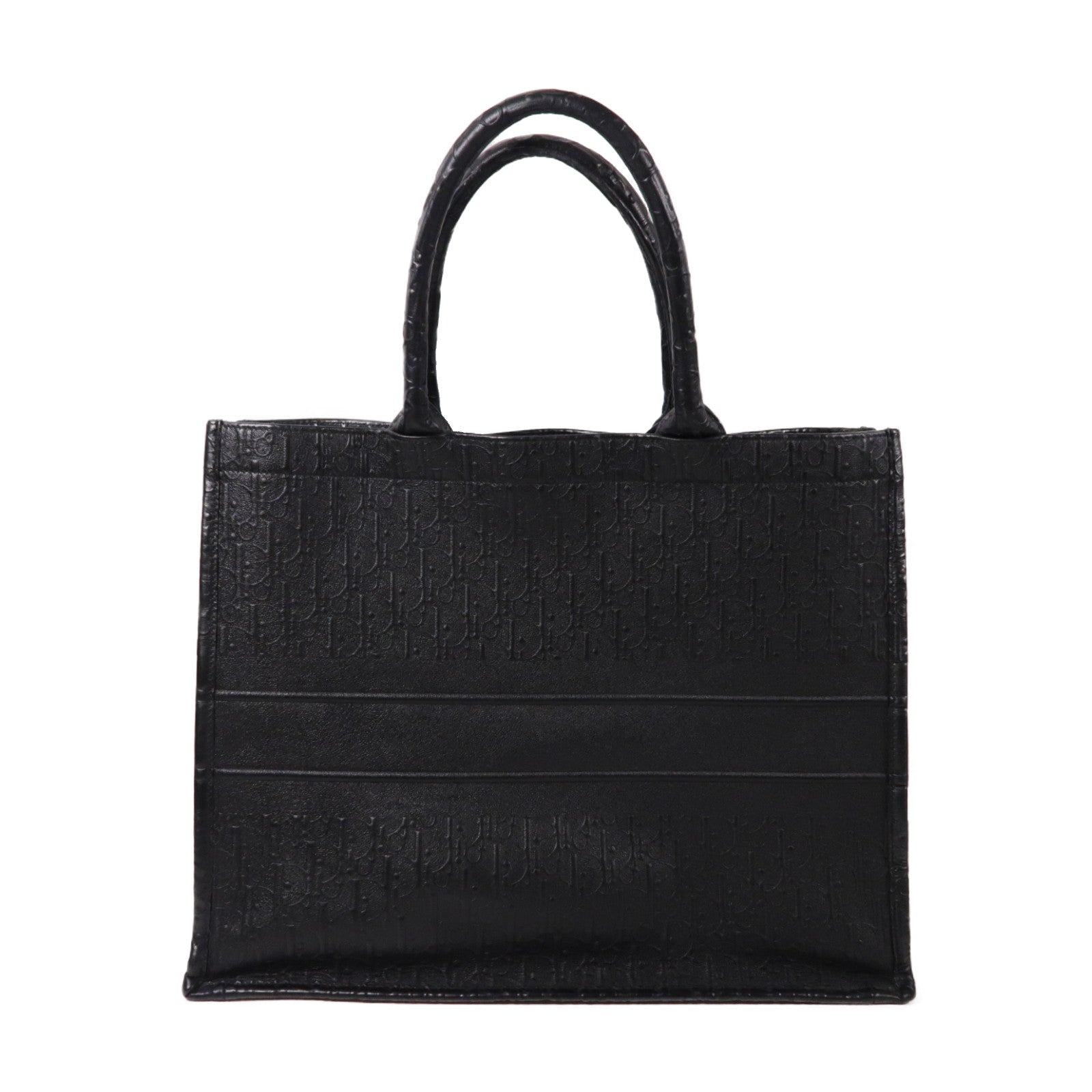 Dior 皮革Book Tote手挽袋黑色