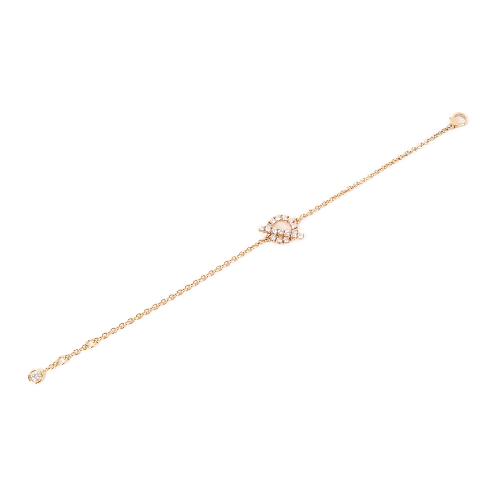 HERMES 18K玫瑰金Finess Bracelet手鏈#14.5cm