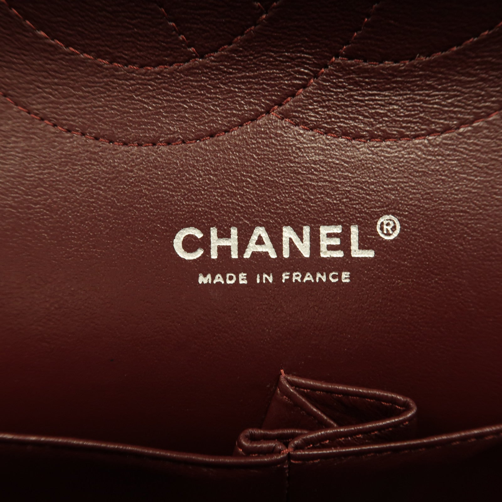 CHANEL Quilted CC SHW Classic Jumbo Chain Shoulder Bag A58600 Calfskin Black