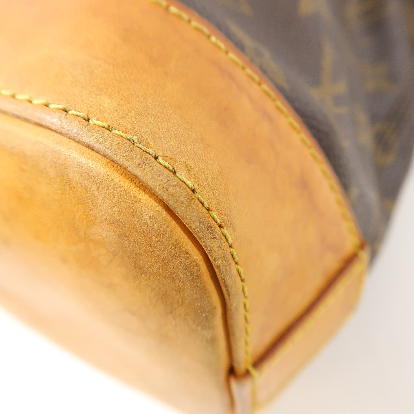 LOUIS VUITTON Monogram Lockit Horizontal金扣手挽袋棕色