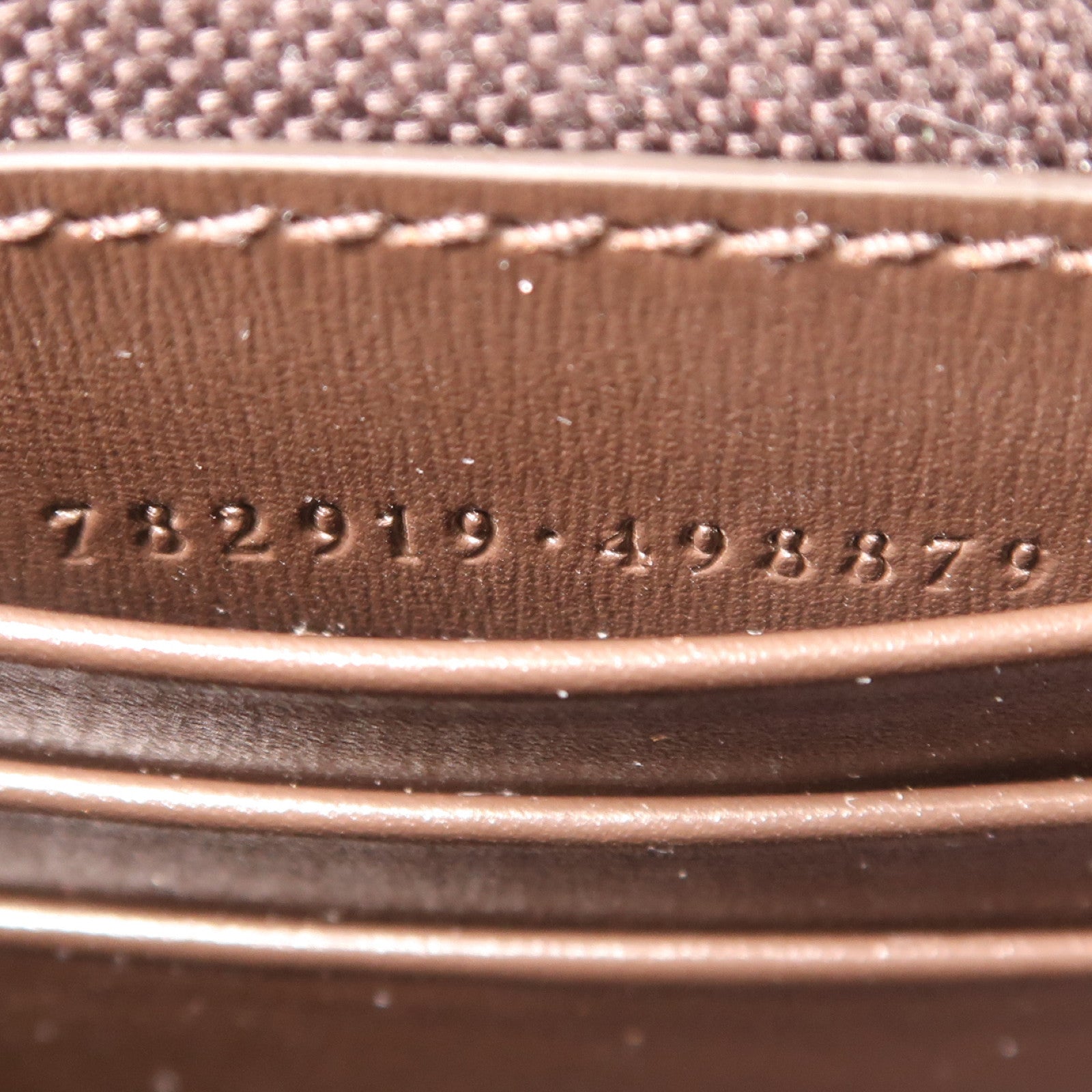 GUCCI GG SHW Shoulder Bag 782919 Canvas Brown